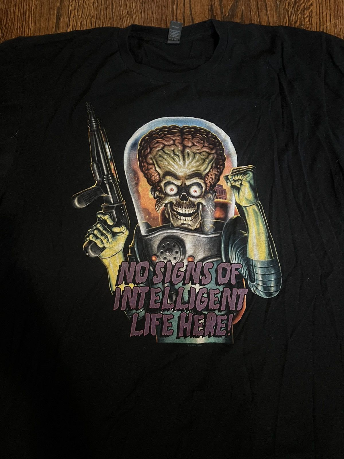Vintage Vintage Mars Attacks Tee Size US XL / EU 56 / 4 - 2 Thumbnail