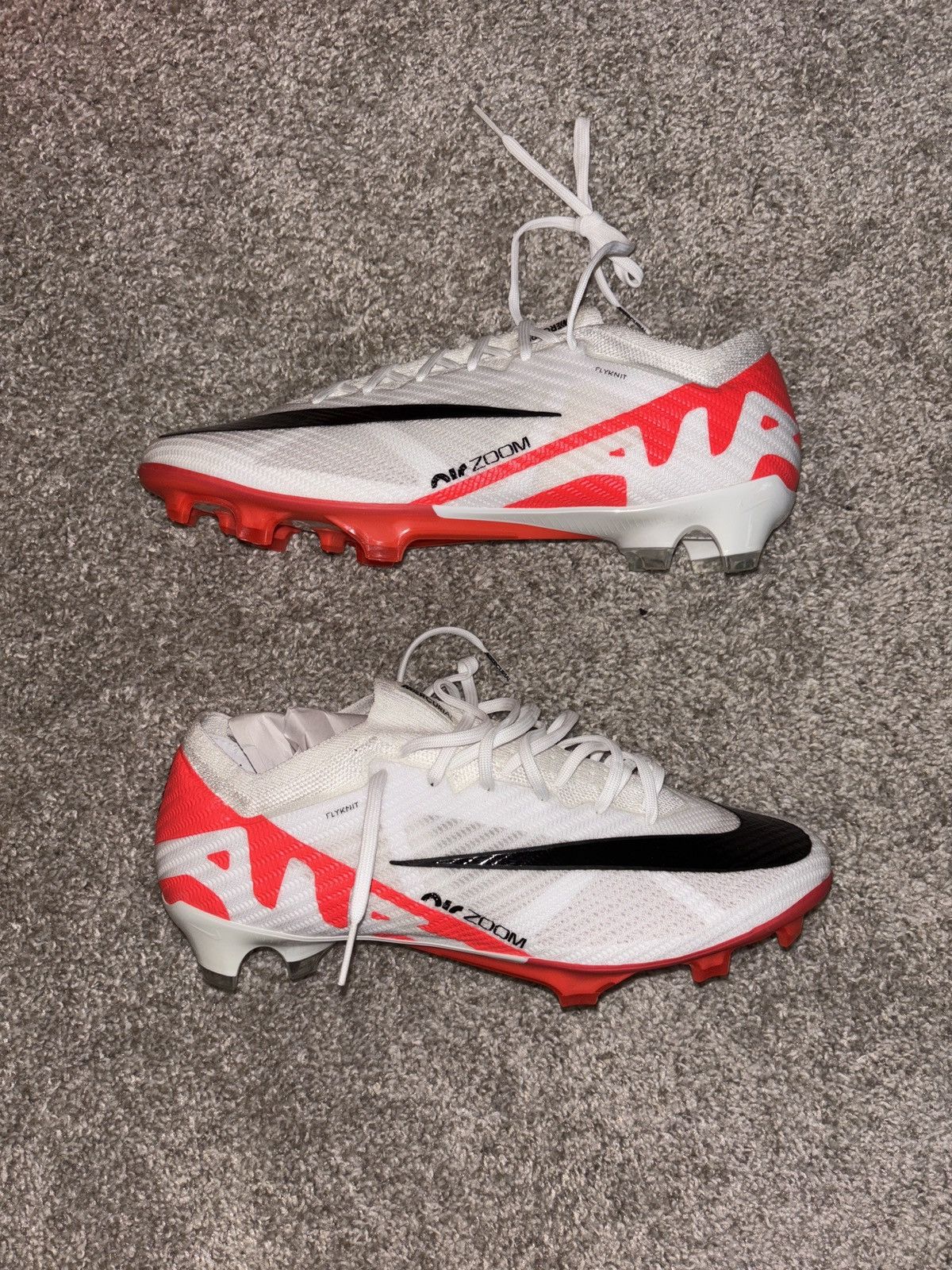 Nike Zoom Vapor 15 Elite FG (Bright Crimson/White) Size US 9 / EU 42 - 8 Thumbnail