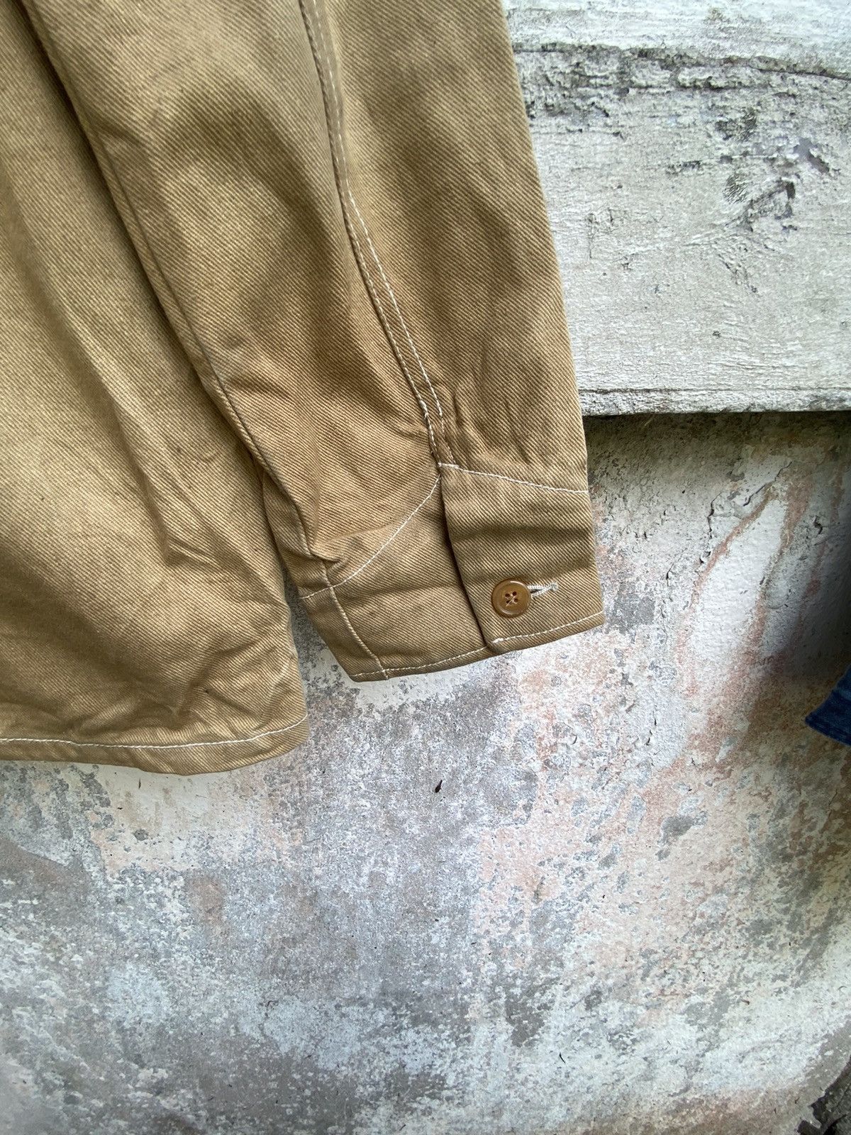 Japanese Brand Culture Medium Stain Wash Minimalist Denim Jacket Size US S / EU 44-46 / 1 - 8 Thumbnail