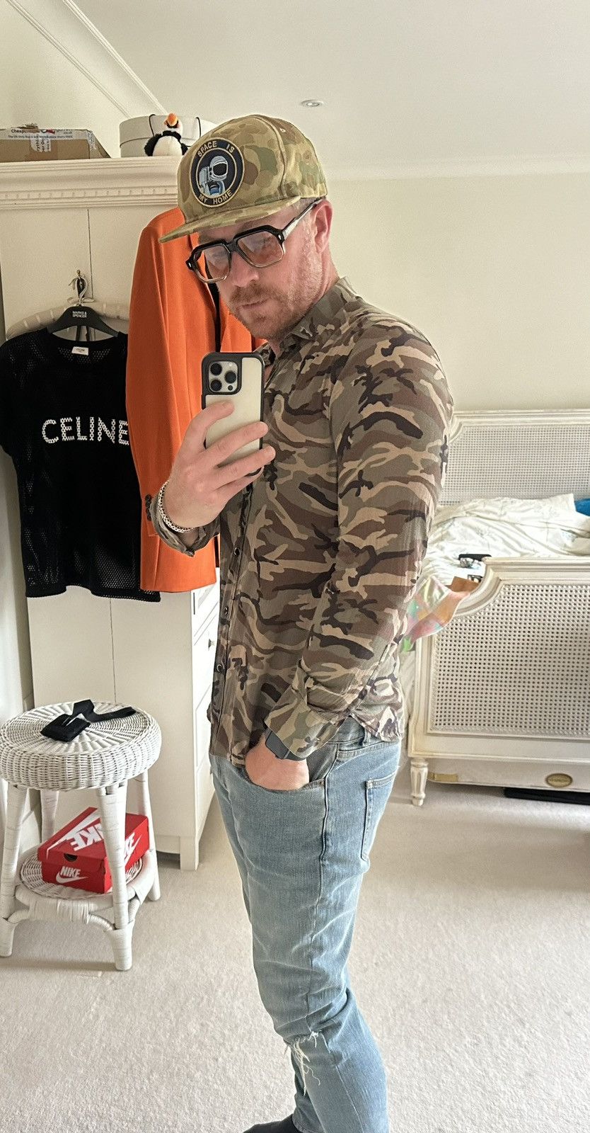 Saint Laurent Paris SS16 Saint Laurent camouflage camo shirt 😍 38 Size US M / EU 48-50 / 2 - 2 Thumbnail