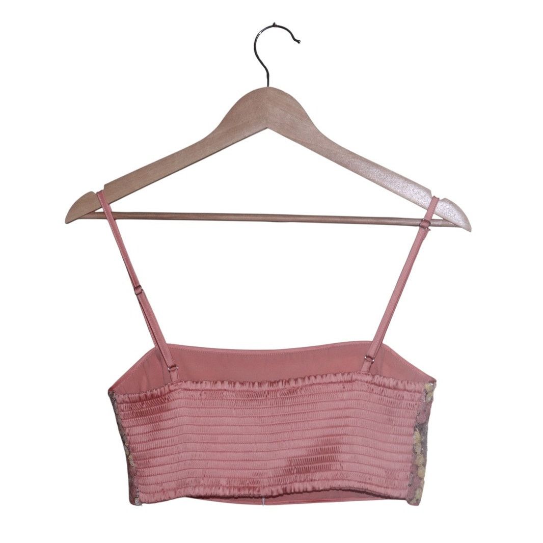 CAROLINE CONSTAS NWT Caroline Constas Sequin Crop Top Size 6 Size M / US 6-8 / IT 42-44 - 3 Thumbnail