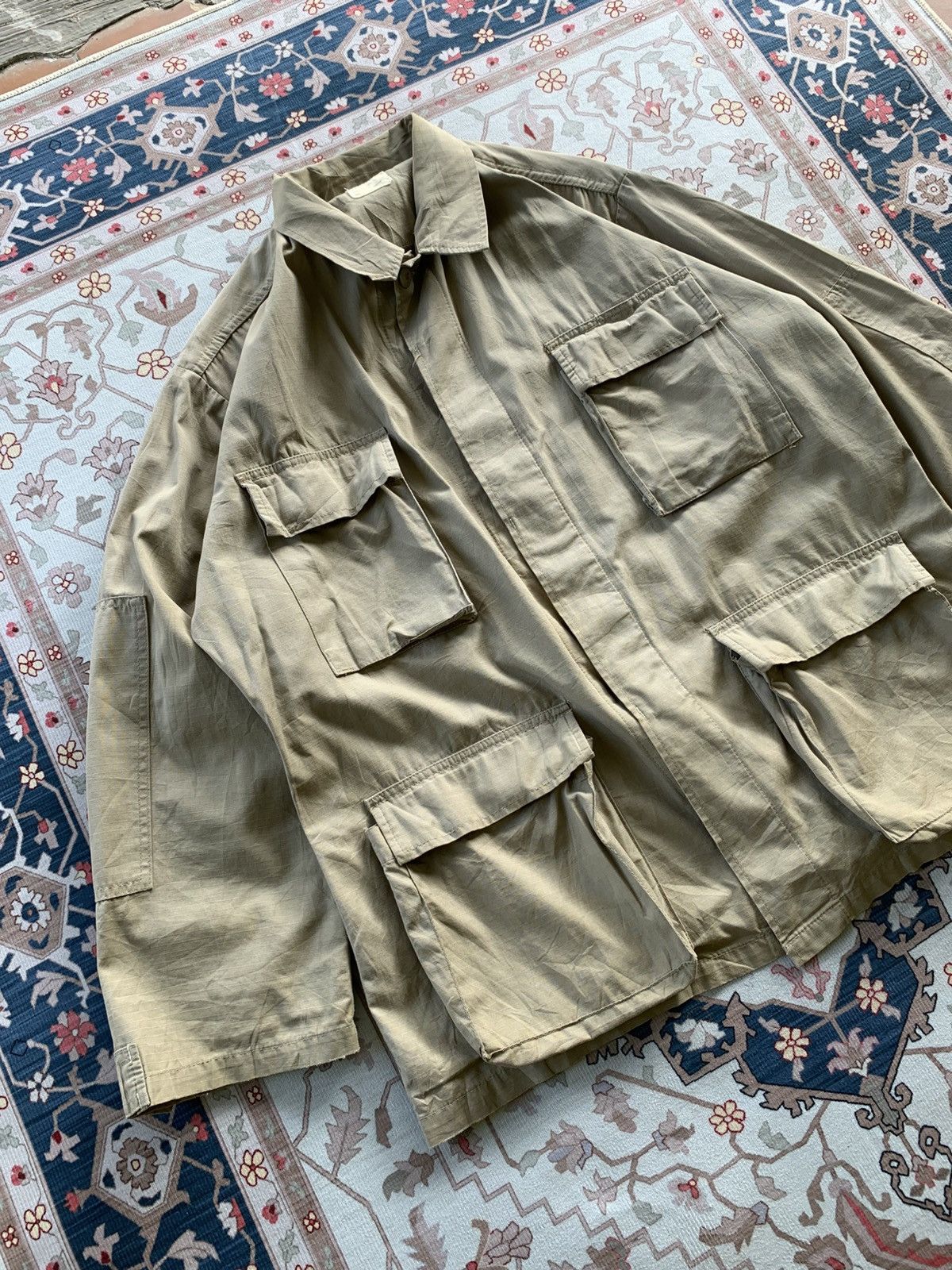 Japanese Brand VINTAGE HOUSTON RIPSTOP POPLIN CLASS 1 BATTLE DRESS UNIFORM Size US L / EU 52-54 / 3 - 2 Thumbnail