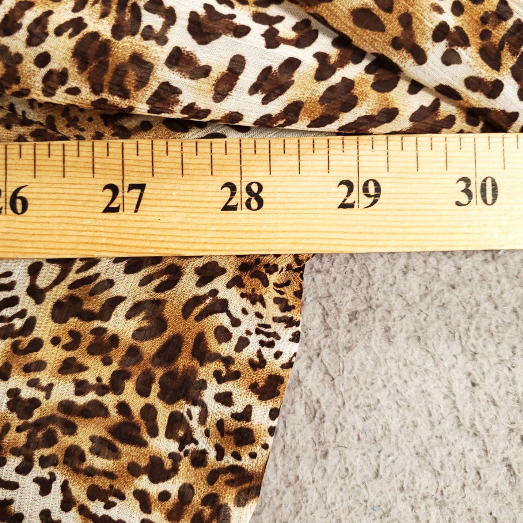 Vintage Maggie Barnes Blouse Womens 2X Animal Print Leopard Button Up Shirt Size XXL / US 16-18 / IT 52-54 - 3 Thumbnail