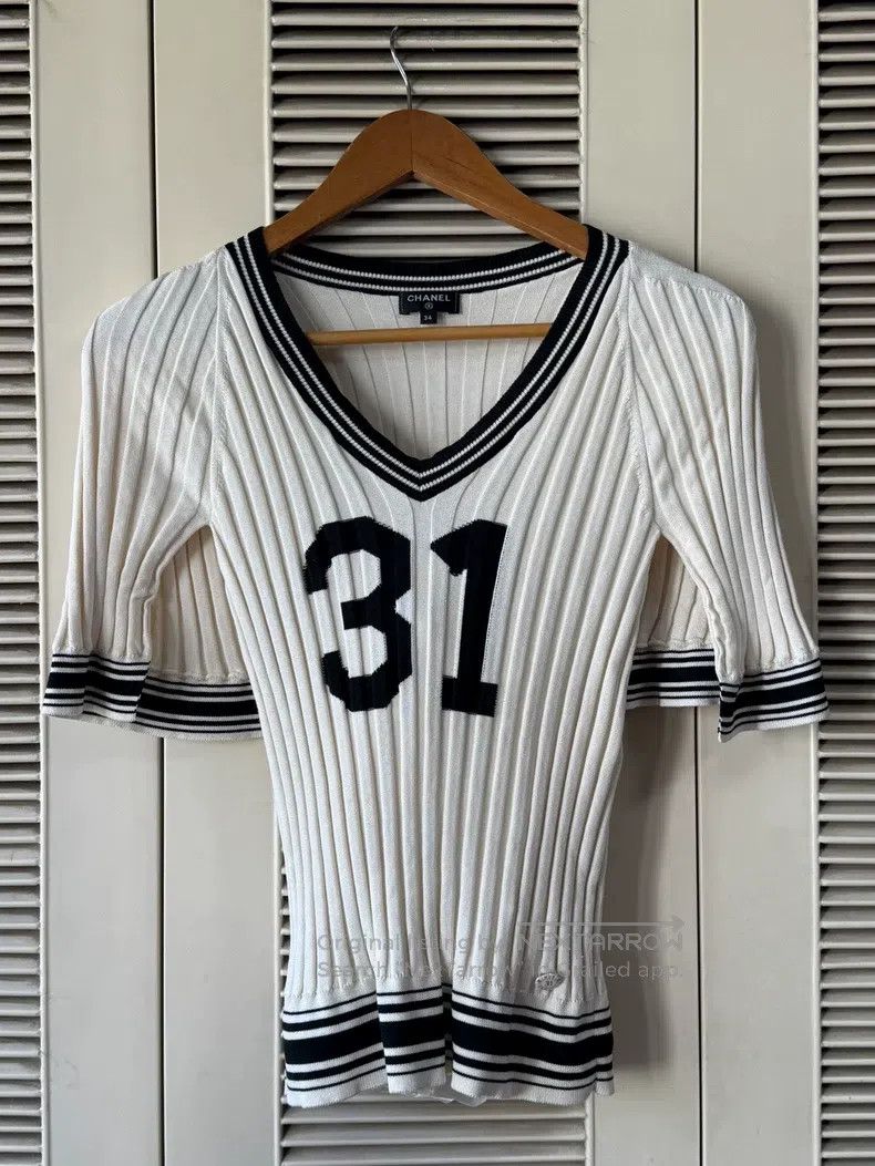 Chanel Chanel Classic No. 31 knitted short sleeves Size XXS / US 00 / IT 34 - 1 Thumbnail