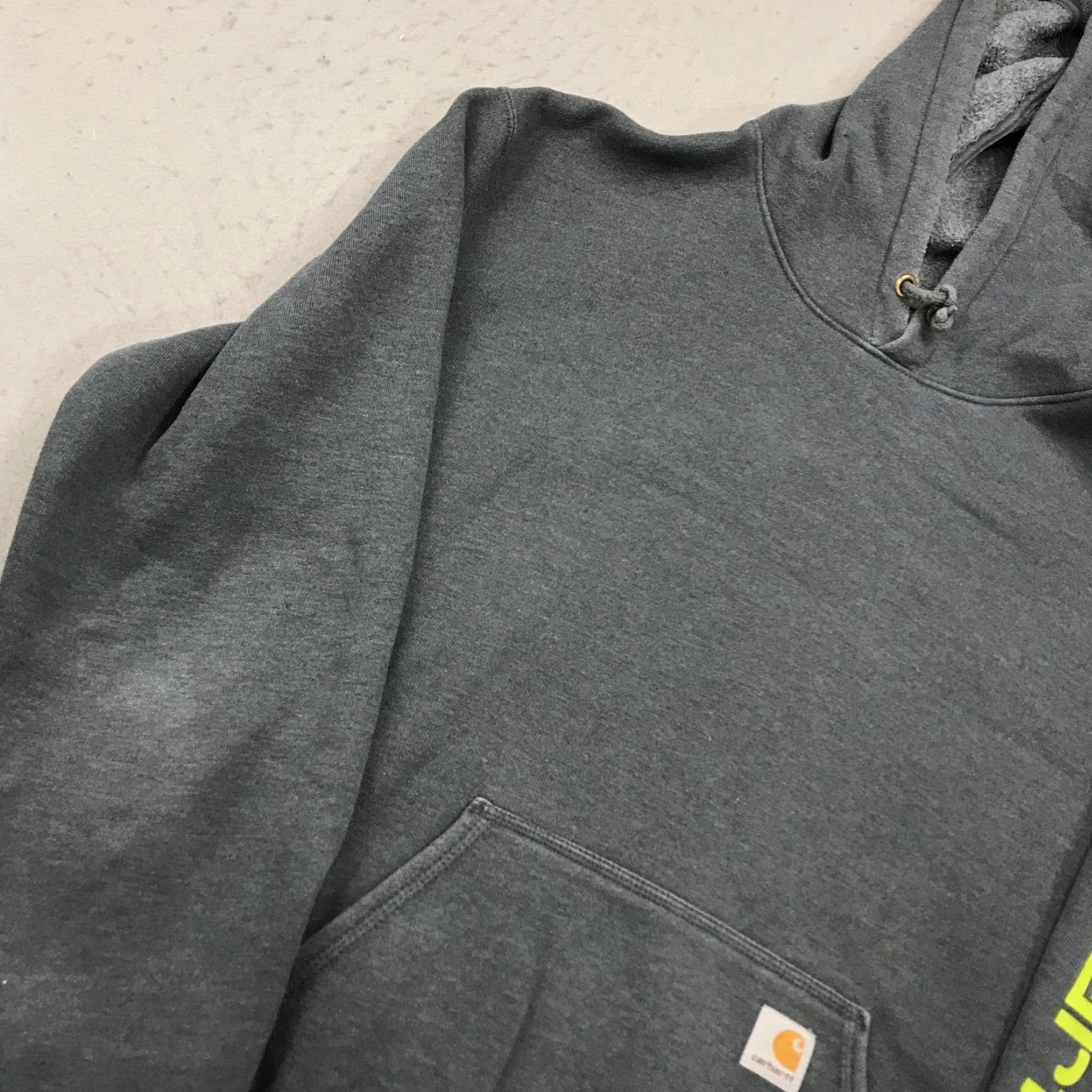 Carhartt Carhartt Hoodie Mens 2XL Gray Logo K288 Sweatshirt Hooded Pullover Workwear Size US XXL / EU 58 / 5 - 4 Thumbnail