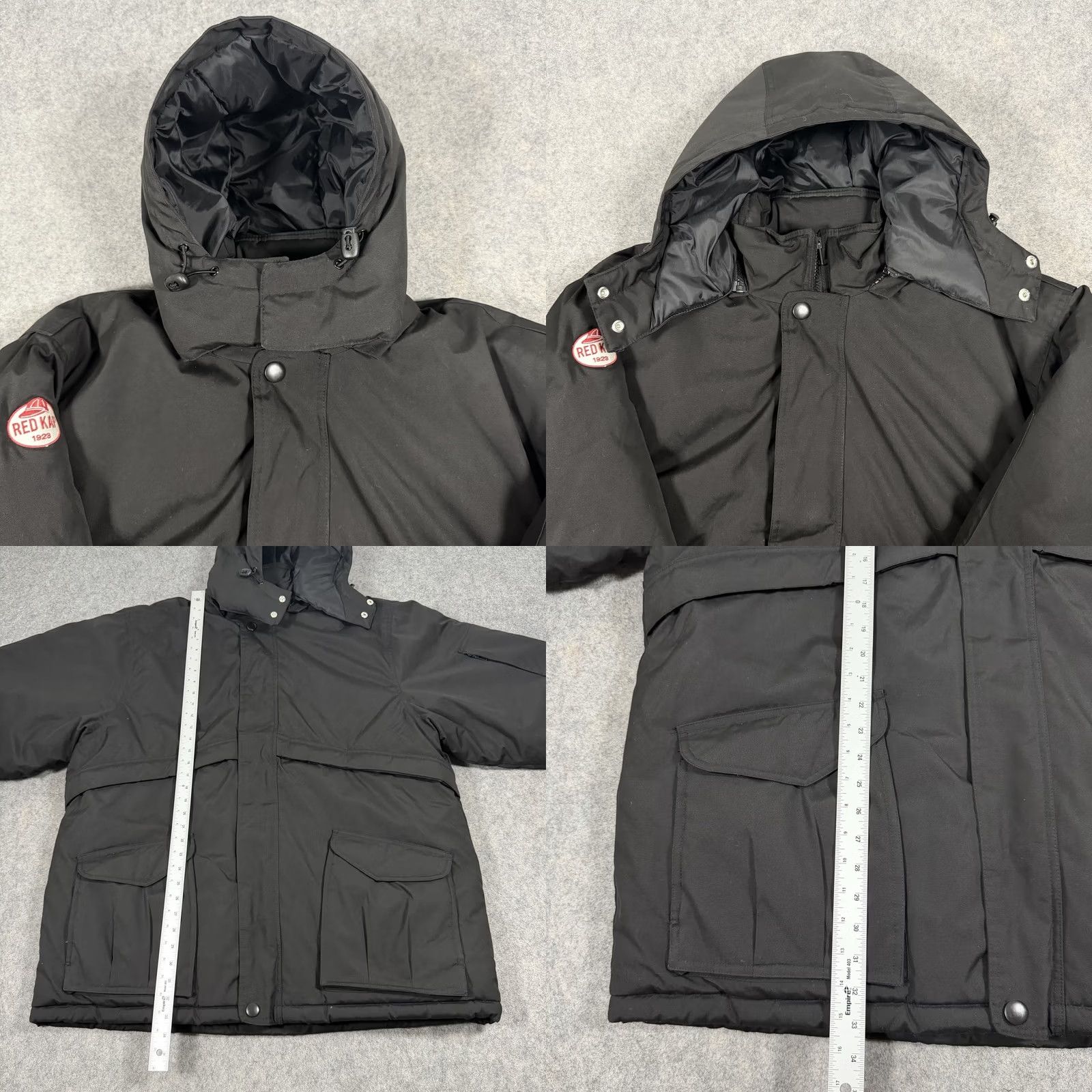 Red Kap Red Kap Parka Jacket Hooded Winter Outdoor Heavyweight Men's XL Black Size US XL / EU 56 / 4 - 9 Thumbnail