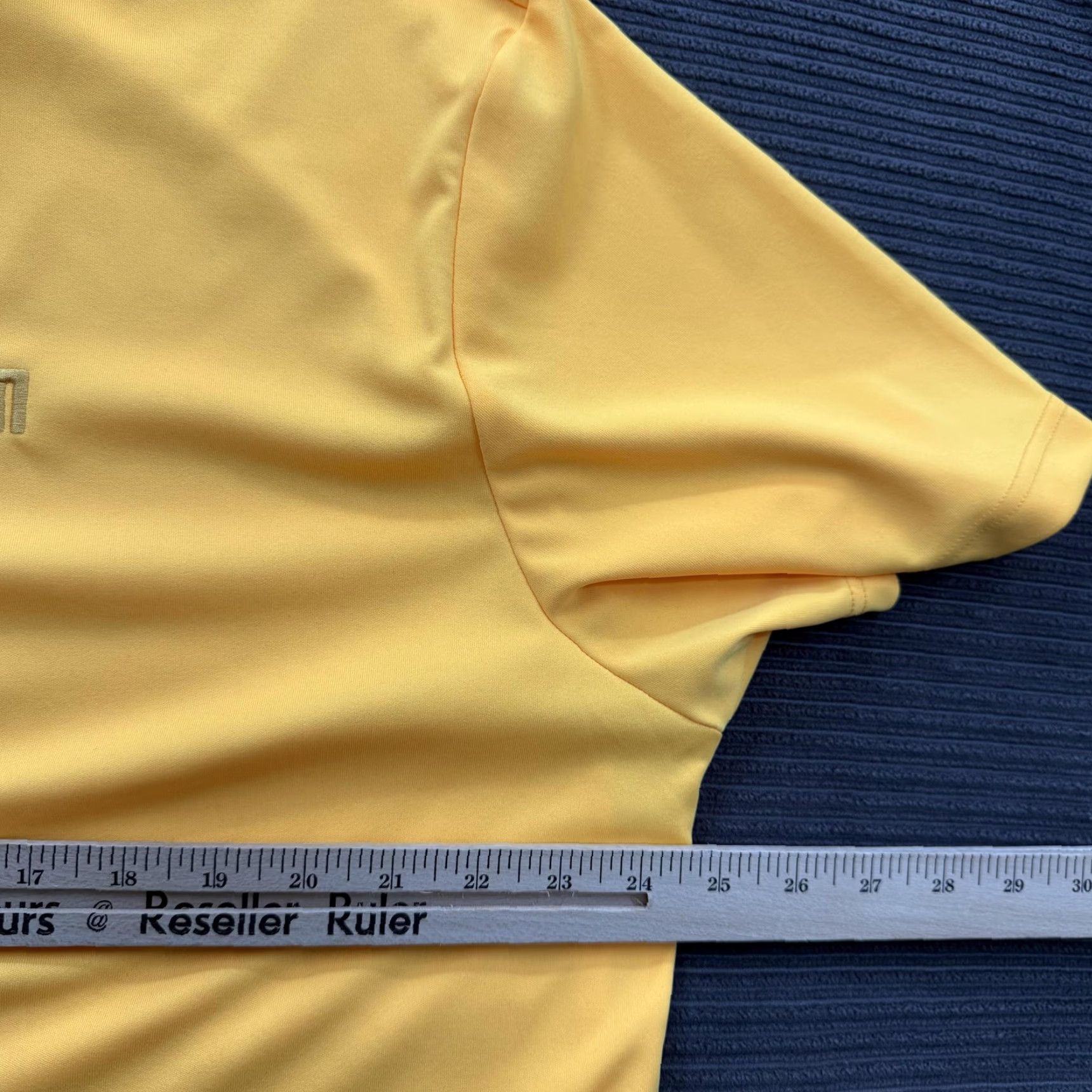 Vintage Loudmouth Polo Shirt Mens XL Yellow Golf Performance Lightweight 100% Polyester Size US XL / EU 56 / 4 - 5 Thumbnail