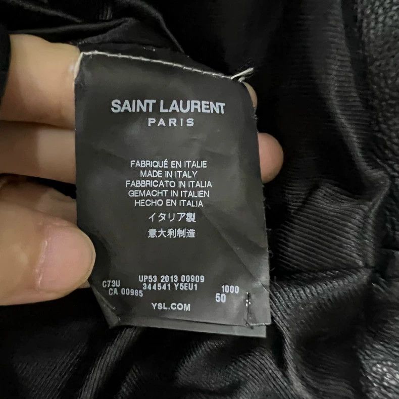 Yves Saint Laurent saint Laurent Black Multi-Zip Biker Jacket 2501-Nextarrow Size US M / EU 48-50 / 2 - 3 Thumbnail
