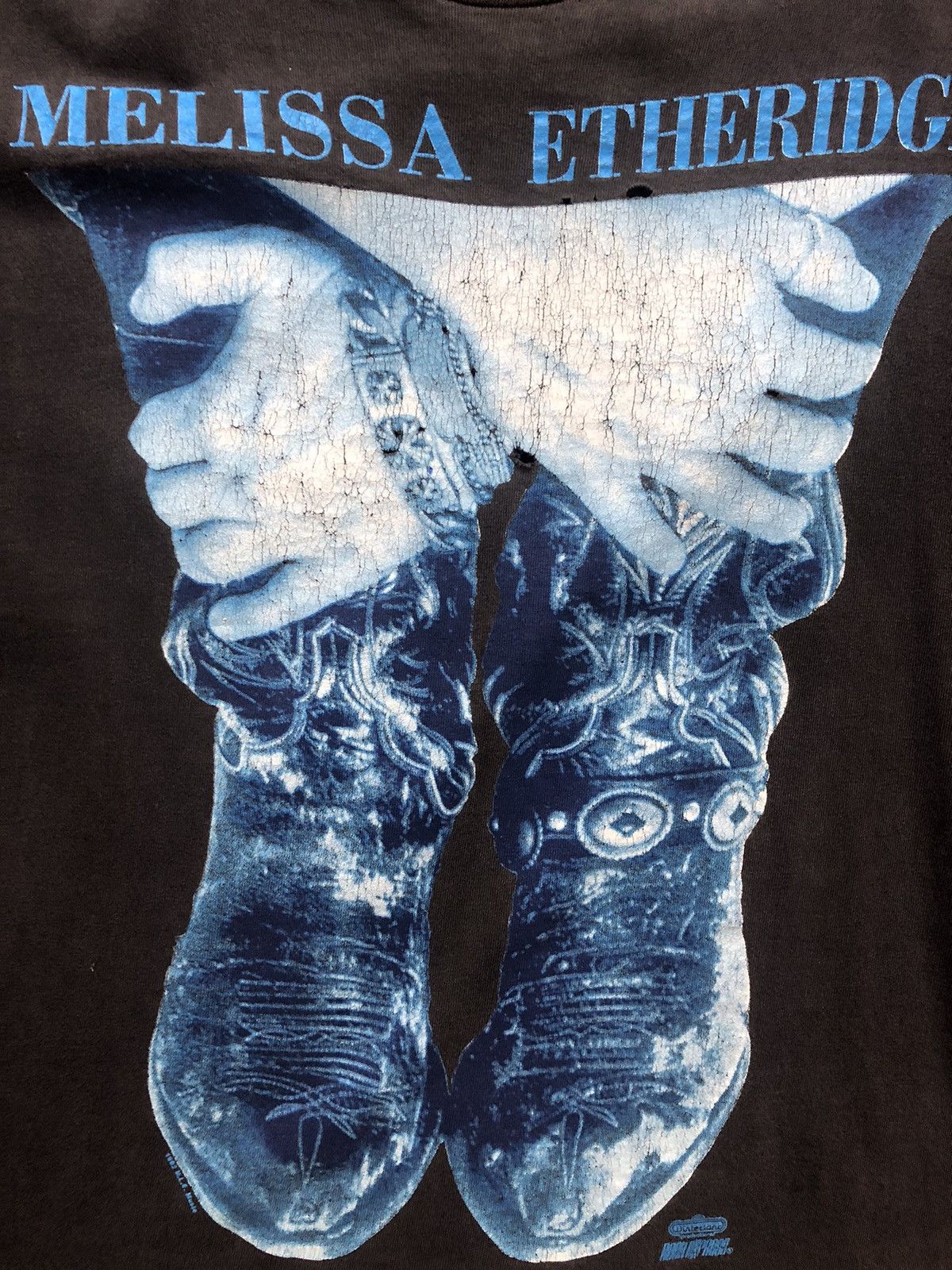 Japanese Brand Vintage 90s Melissa Etheridge Single Stitch Tee Size US L / EU 52-54 / 3 - 3 Thumbnail
