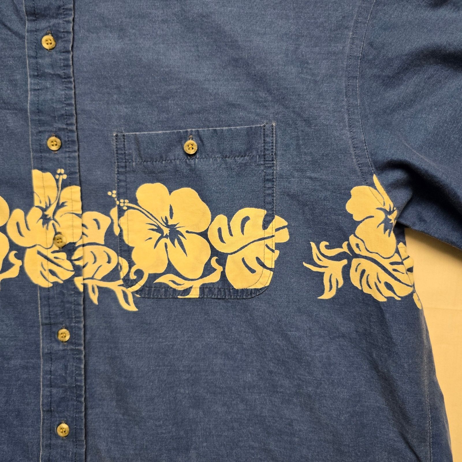 Twenty × Vintage Vintage Hawaii Flower Twenty X Blue XL Tropical Floral Shirt Size US XL / EU 56 / 4 - 3 Thumbnail