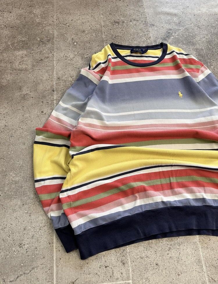 Polo Ralph Lauren Polo Ralph Lauren Cable Knitwear Wool Blue Sweater Y2K Size US L / EU 52-54 / 3 - 8 Thumbnail