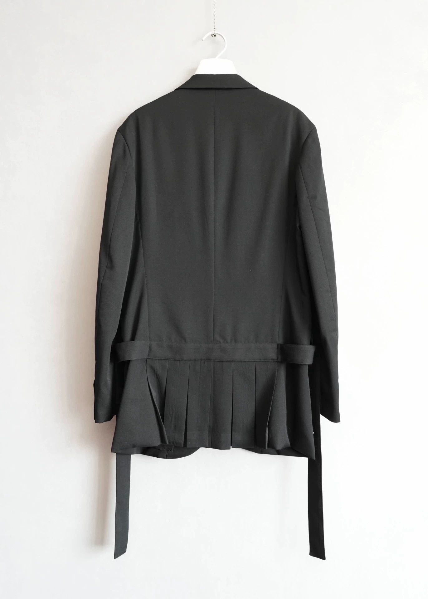 Yohji Yamamoto Yohji Yamamoto 23SS J74 Size 3 Pleated Tie-Waist Wool Size US L / EU 52-54 / 3 - 4 Thumbnail
