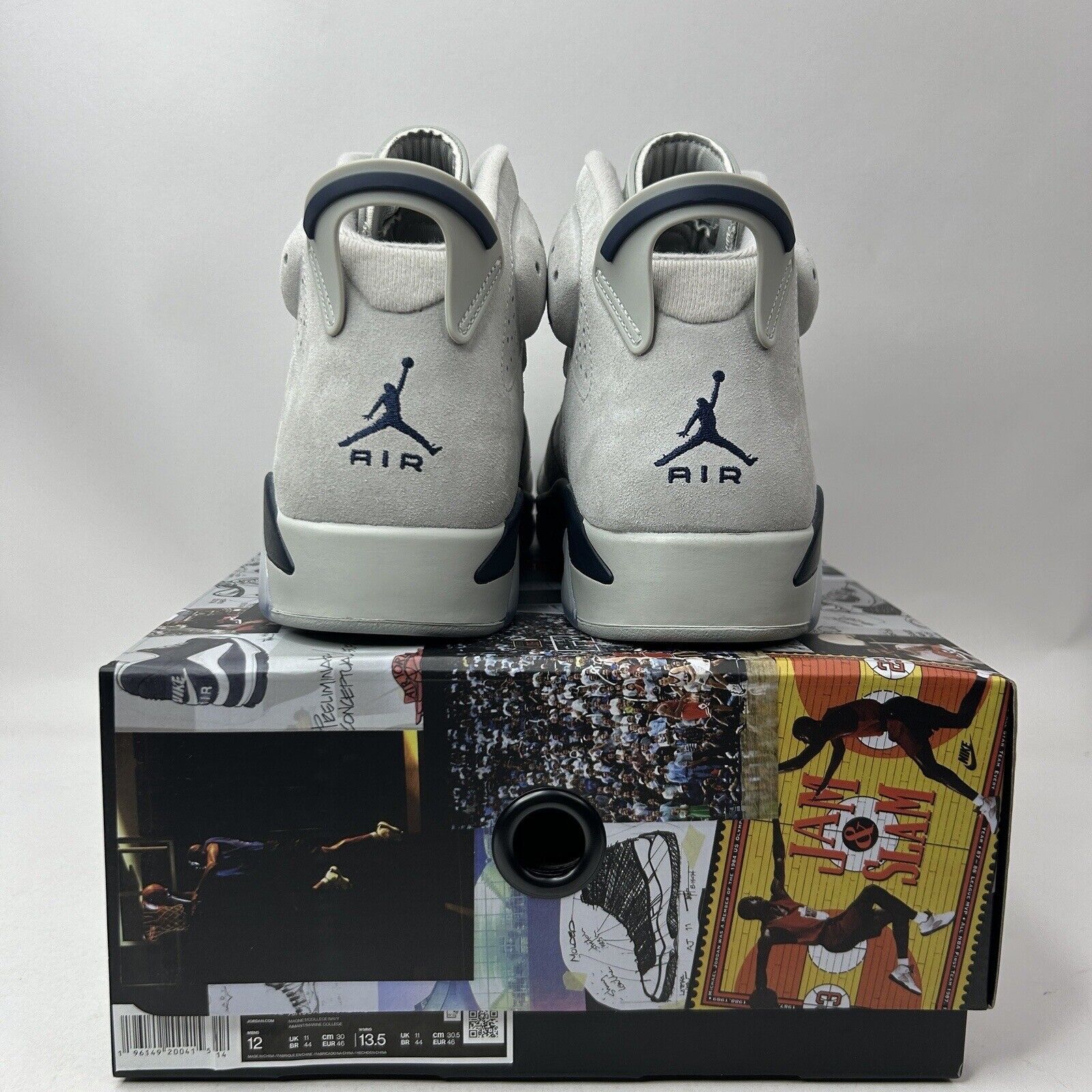 Nike Nike Air Jordan 6 Retro “Georgetown” 2023 Size US 12 / EU 45 - 4 Thumbnail