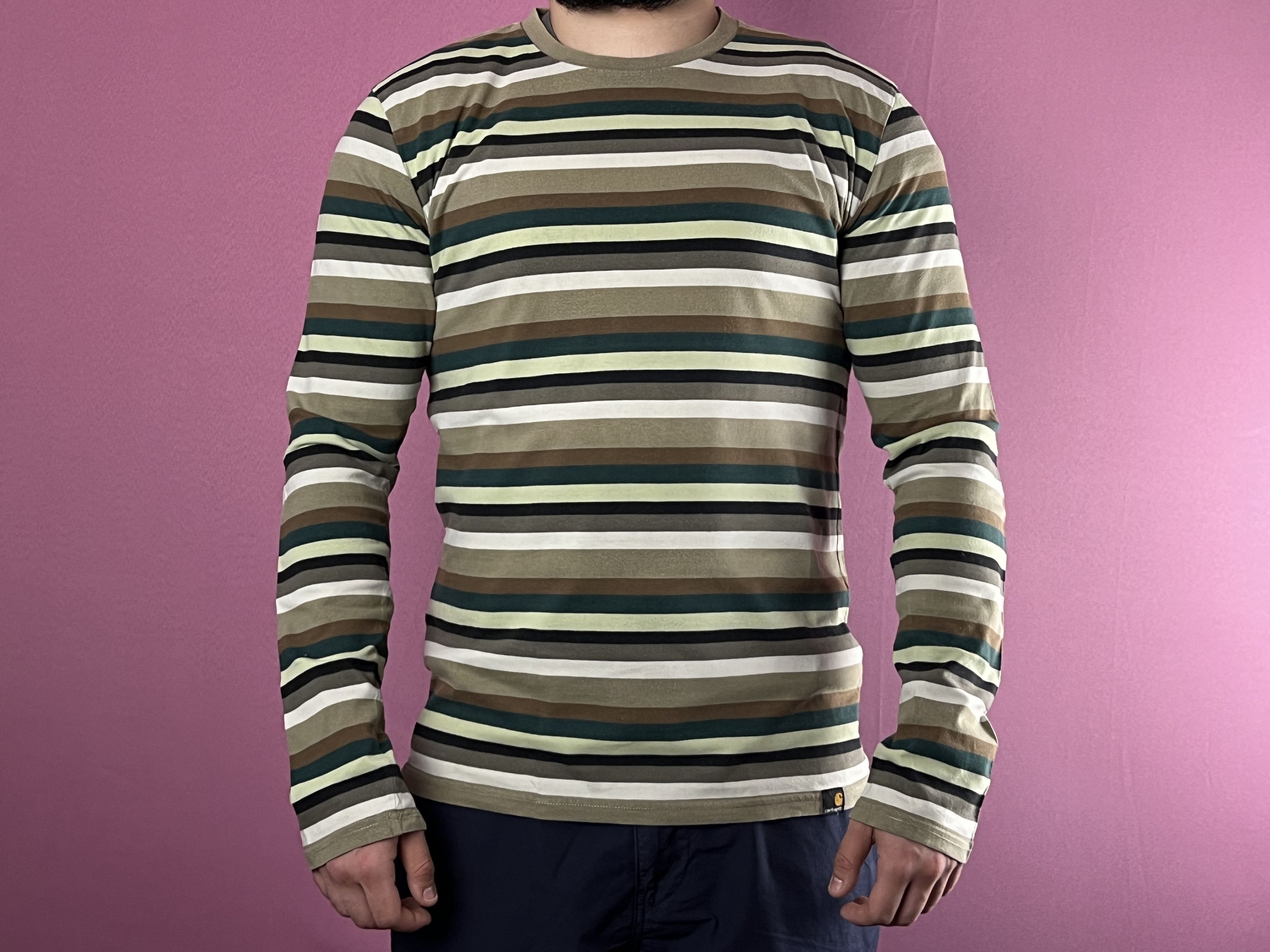 Carhartt Carhartt Vintage Men's Striped Long Sleeve - L Size US L / EU 52-54 / 3 - 5 Thumbnail