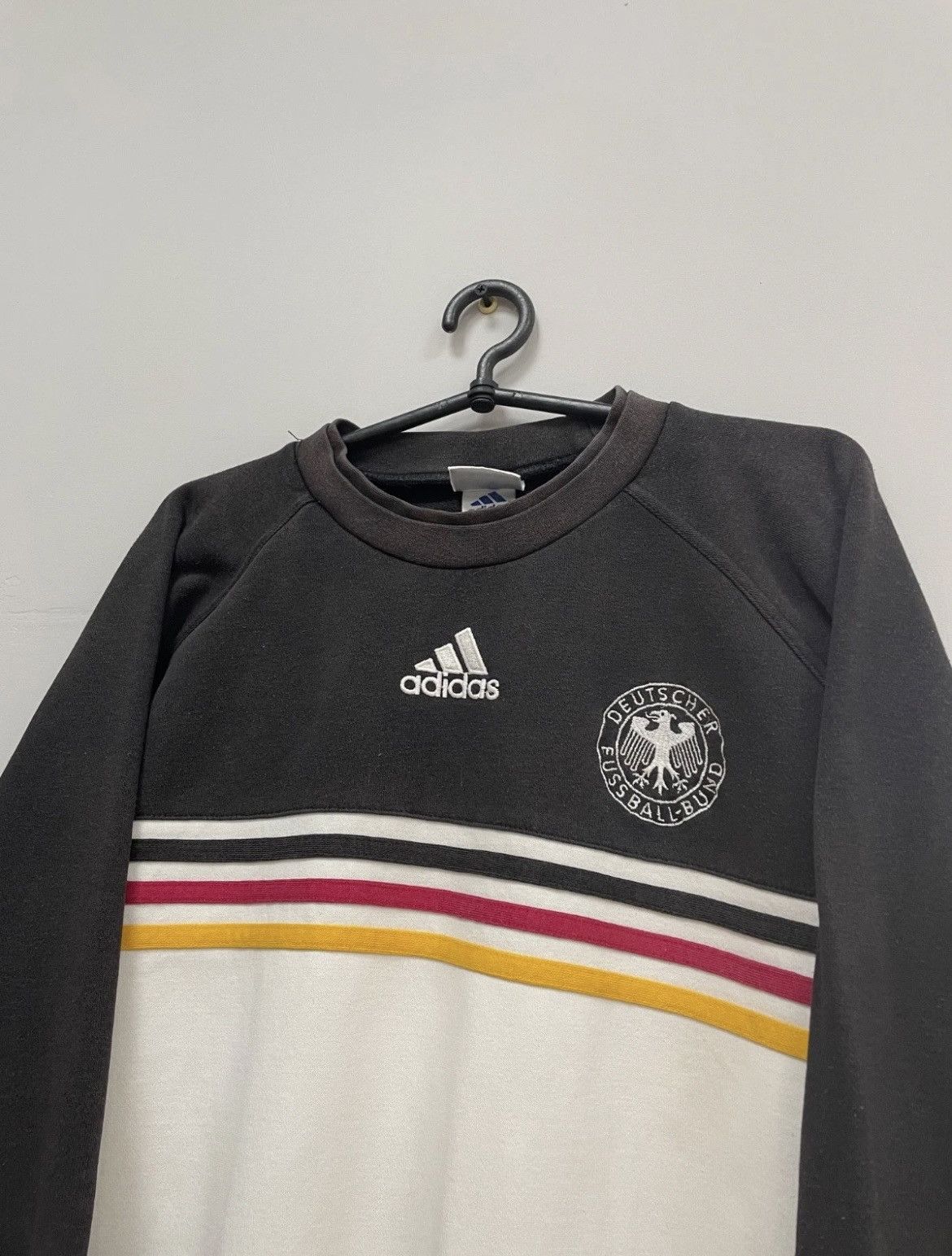 Adidas Germany Vintage Adidas Football Jersey Sweatshirt 90s Size US XL / EU 56 / 4 - 3 Thumbnail