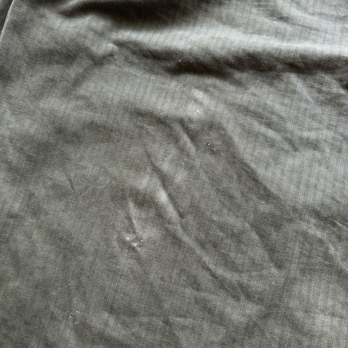 Vintage 60s Faded Thrashed HBT Herringbone Twill Field Fatigue Shirt Size US M / EU 48-50 / 2 - 13 Thumbnail