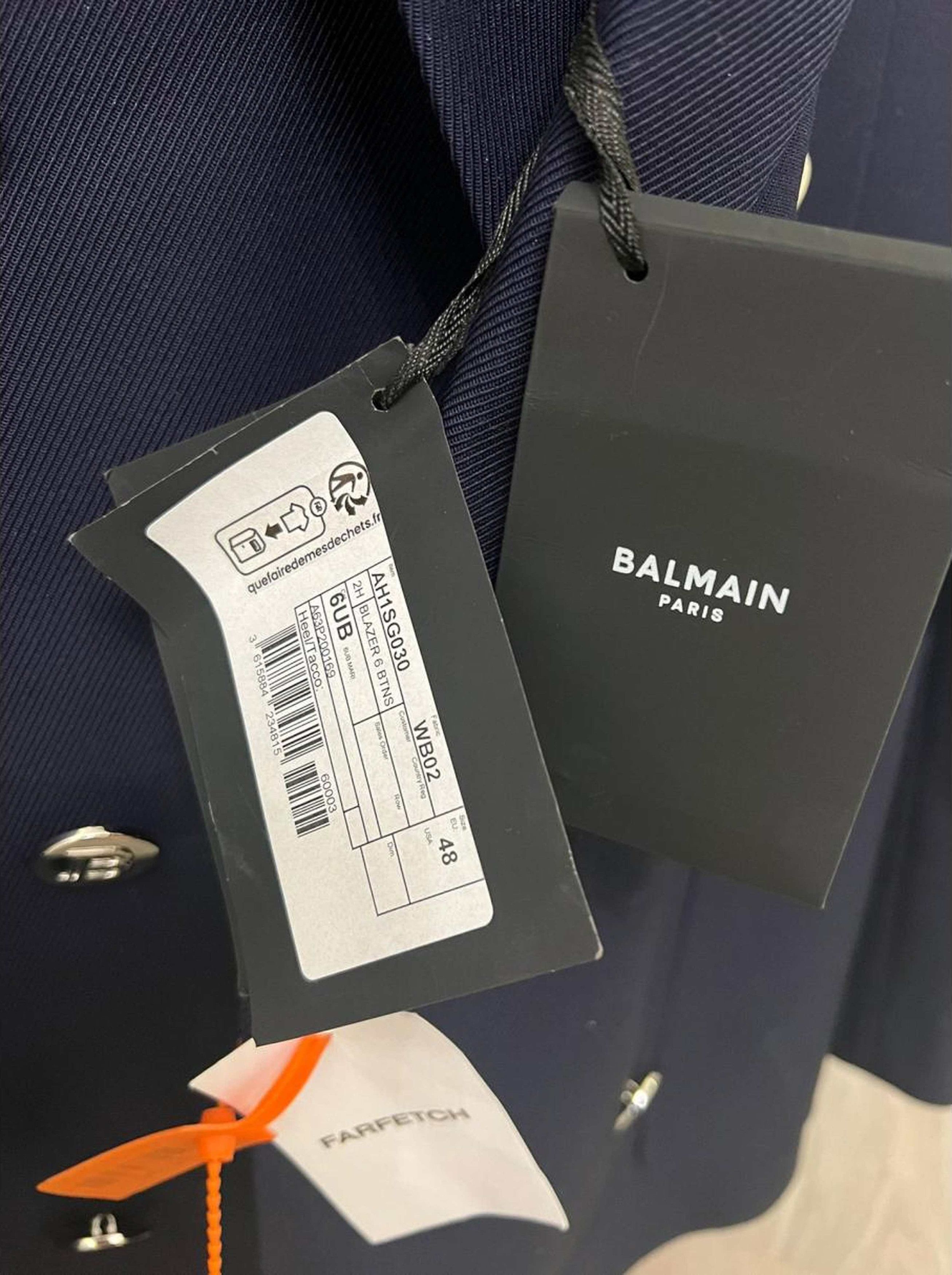 Balmain Balmain wool Jacket M Size US M / EU 48-50 / 2 - 16 Thumbnail