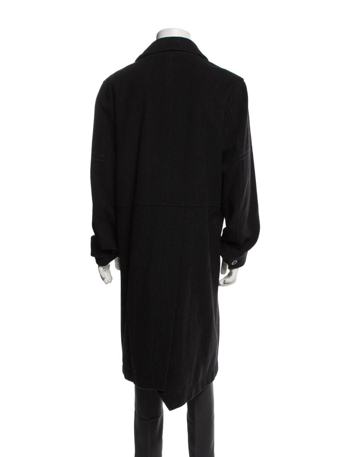 Diesel Black Diesel Mohair Overcoat Size: L Size US L / EU 52-54 / 3 - 3 Thumbnail