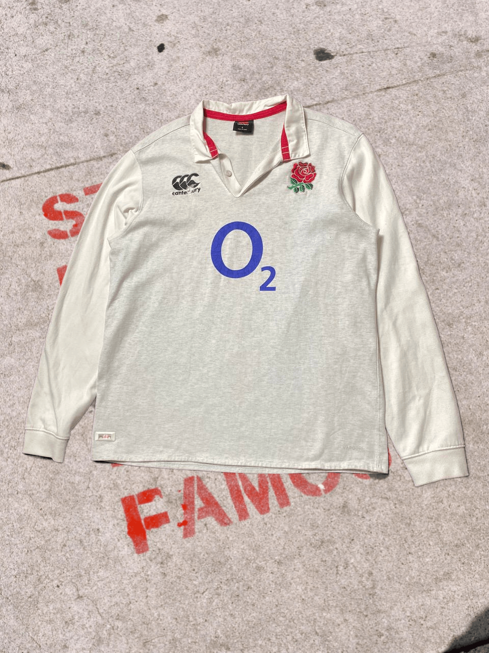 Canterbury of New Zealand ENGLAND RUGBY Canterbury LONG SLEEVE home shirt jersey Size US L / EU 52-54 / 3 - 1 Thumbnail