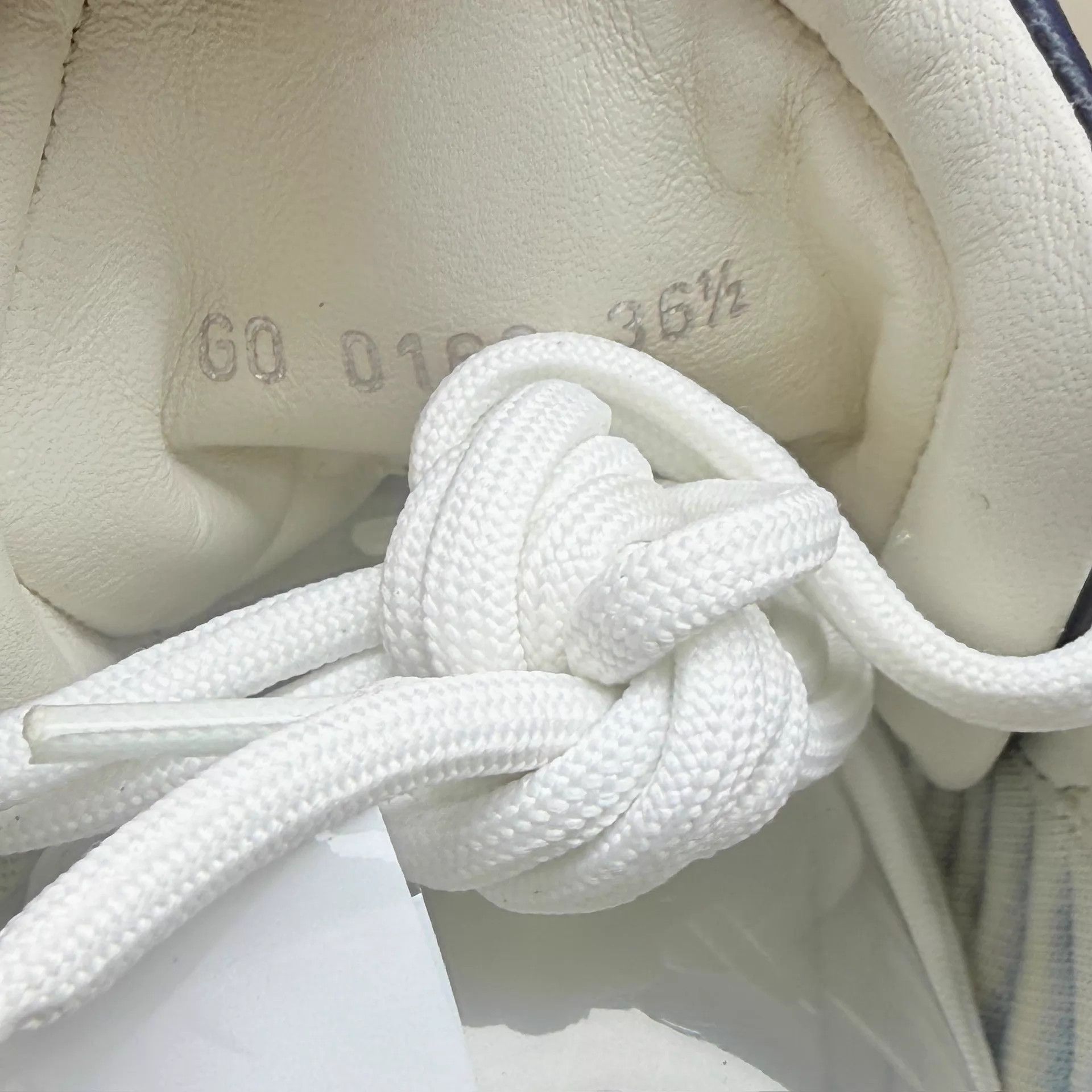 Louis Vuitton LV White/Blue/Pink Monogram Dad Sneaker 36.5 95 New Size US 6 / IT 36 - 7 Thumbnail