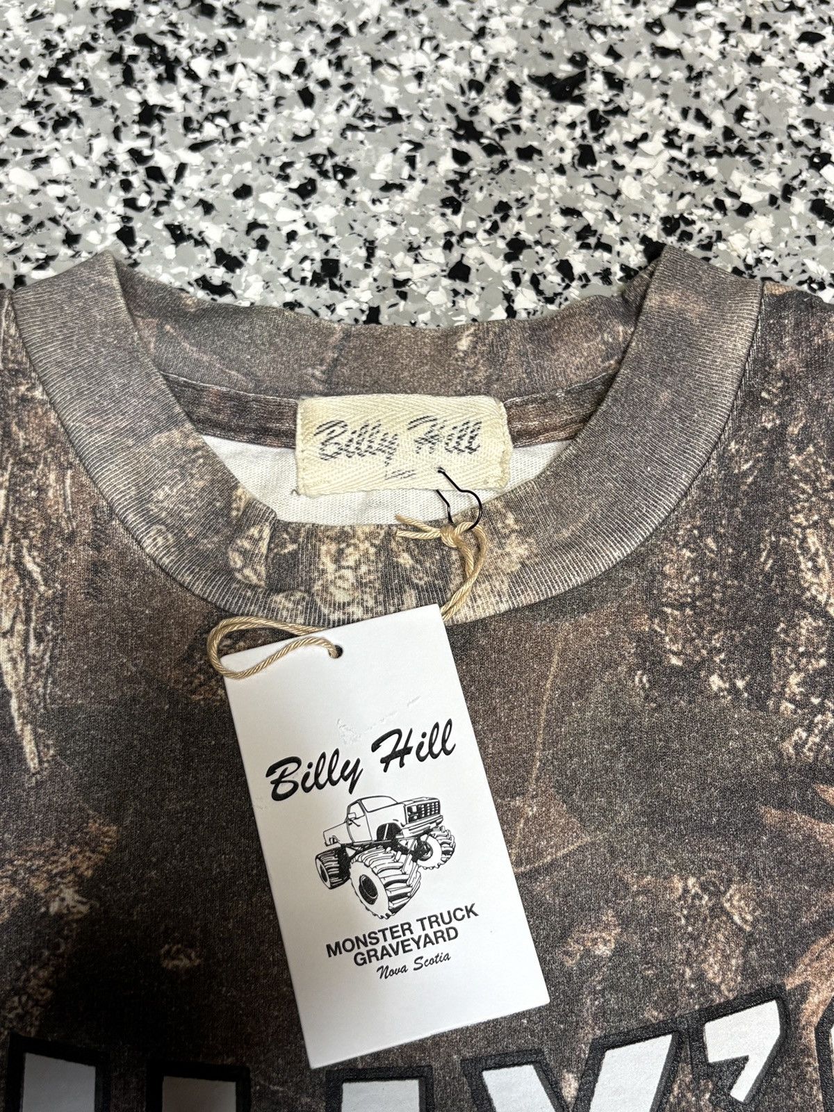 Billy Hill 2023 Billy Hill “Auto Parts” Sasquatch Camo T-Shirt Size L Size US L / EU 52-54 / 3 - 4 Thumbnail