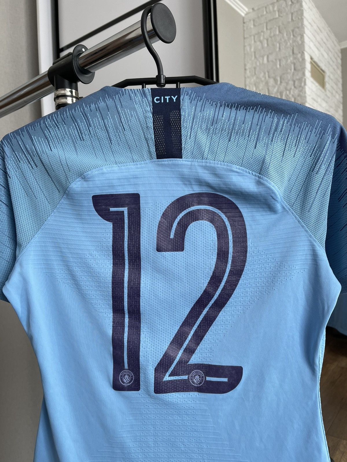Nike 2018/2019 Nike Manchester City Player Issue Match Worn Shirt Size US S / EU 44-46 / 1 - 8 Thumbnail