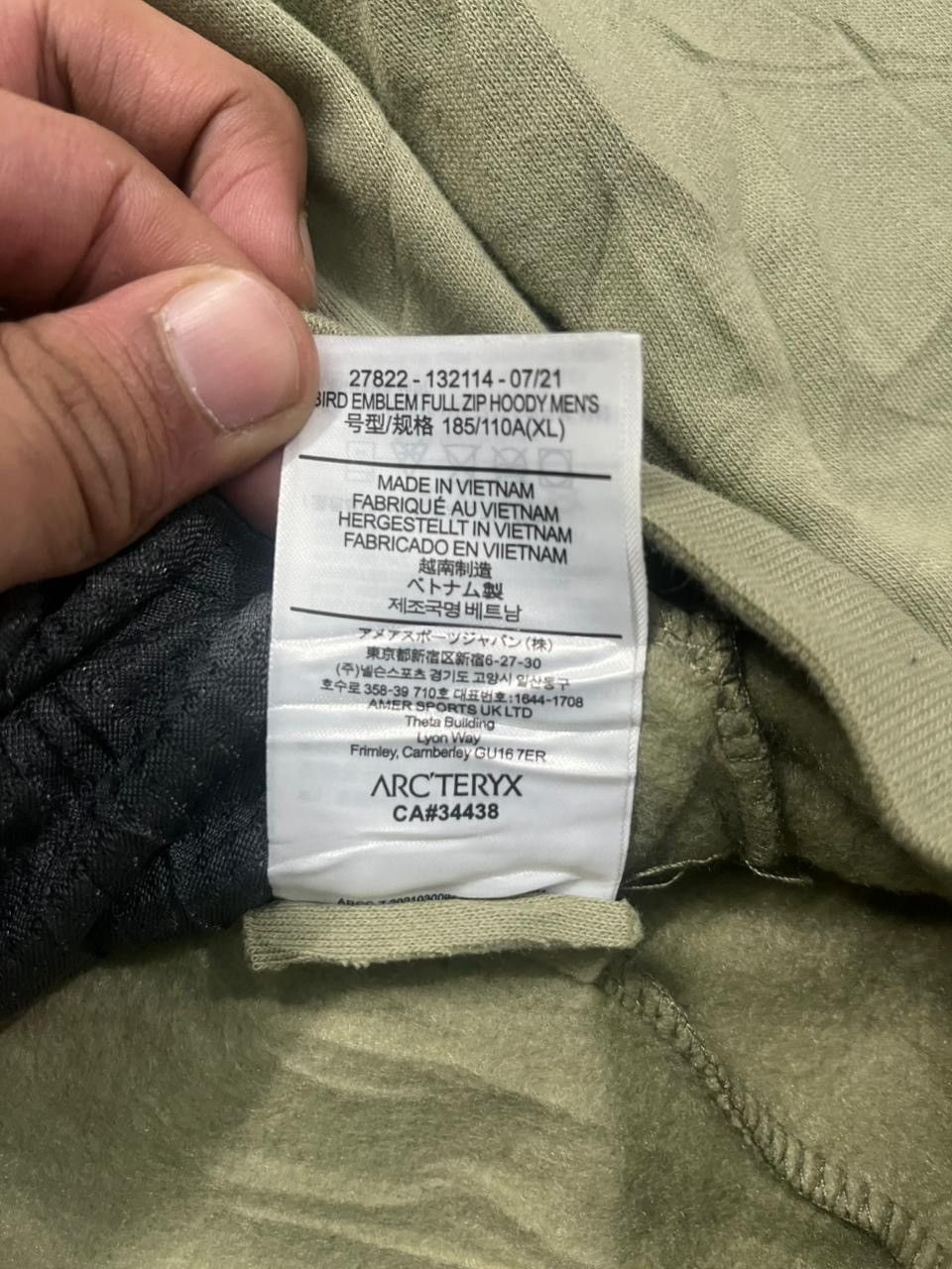 Arc'teryx Green leaf zipper Size US M / EU 48-50 / 2 - 5 Thumbnail