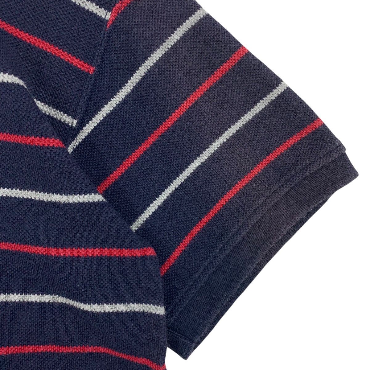 Designer × Issey Miyake × Japanese Brand IM PRODUCT By ISSEY MIYAKE Stripe Polo Tees Size US M / EU 48-50 / 2 - 6 Thumbnail