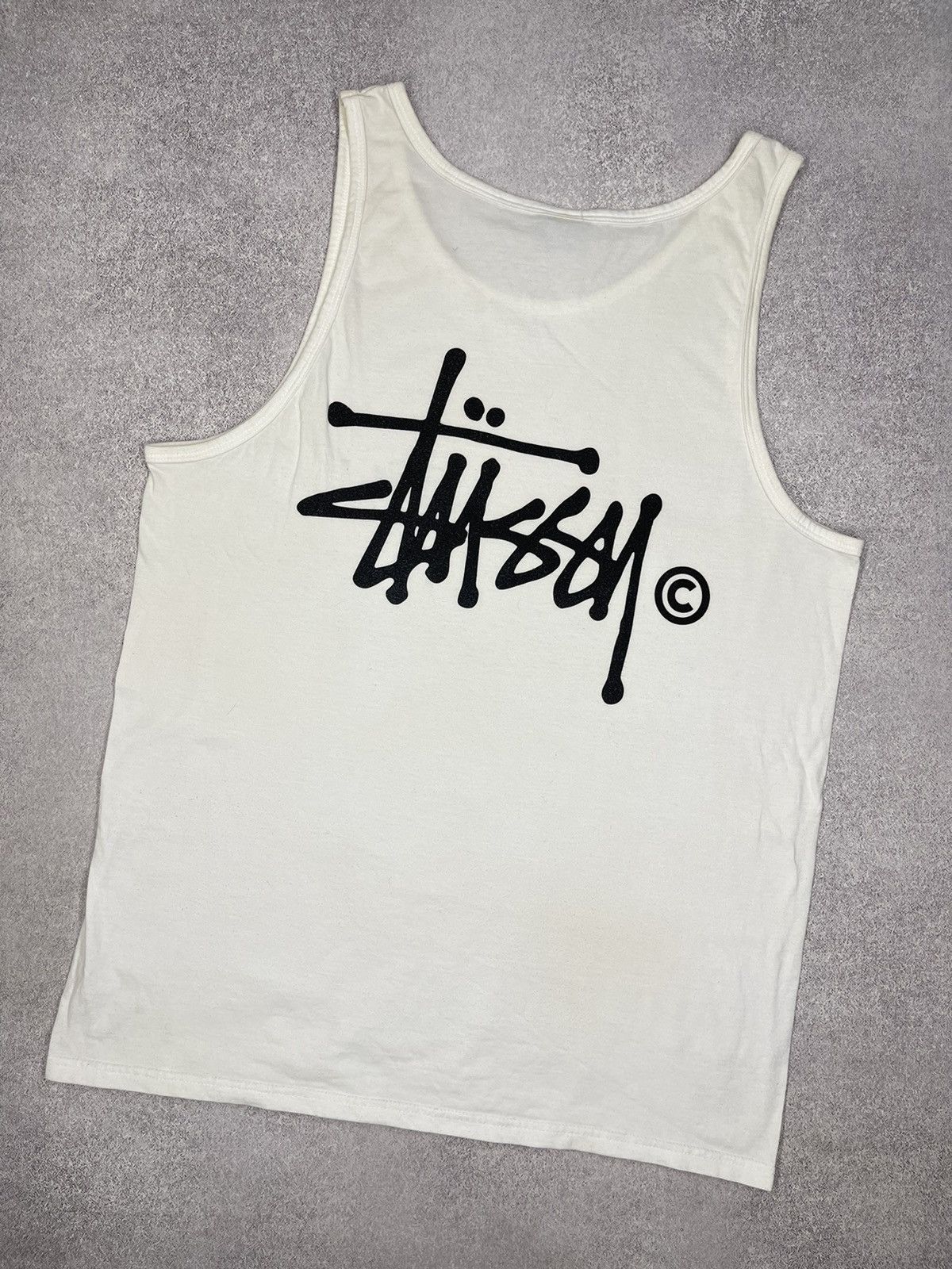 Stüssy & Denim Tears Mesh Tank in black – Stüssy
