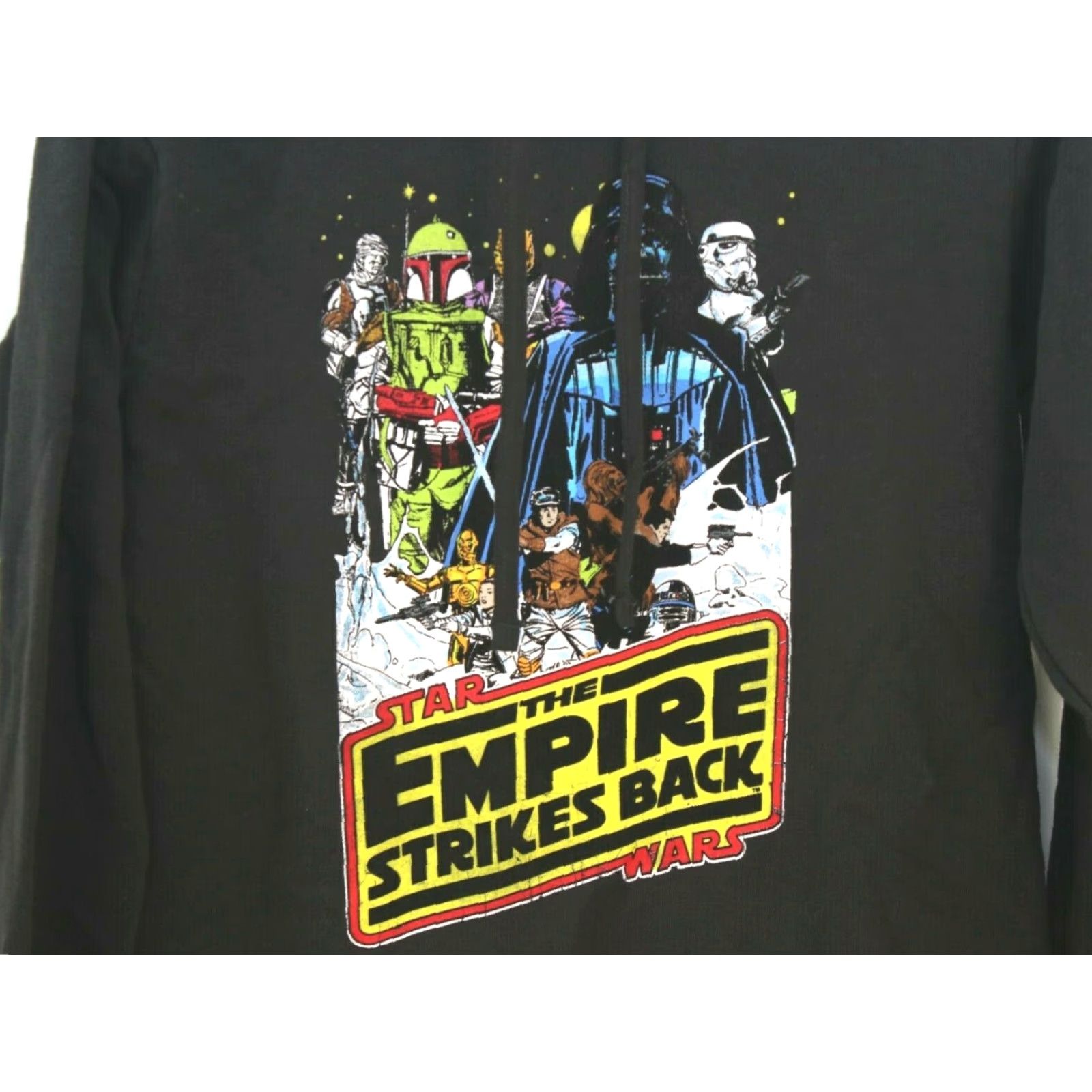 Star Wars Star Wars Hoodie Black Graphic Print The Empire Strikes Back Darth Vader R2-D2 Adult Small SZ S Mens Regular Hoodie Modern Logo Print NWT Size US S / EU 44-46 / 1 - 2 Thumbnail