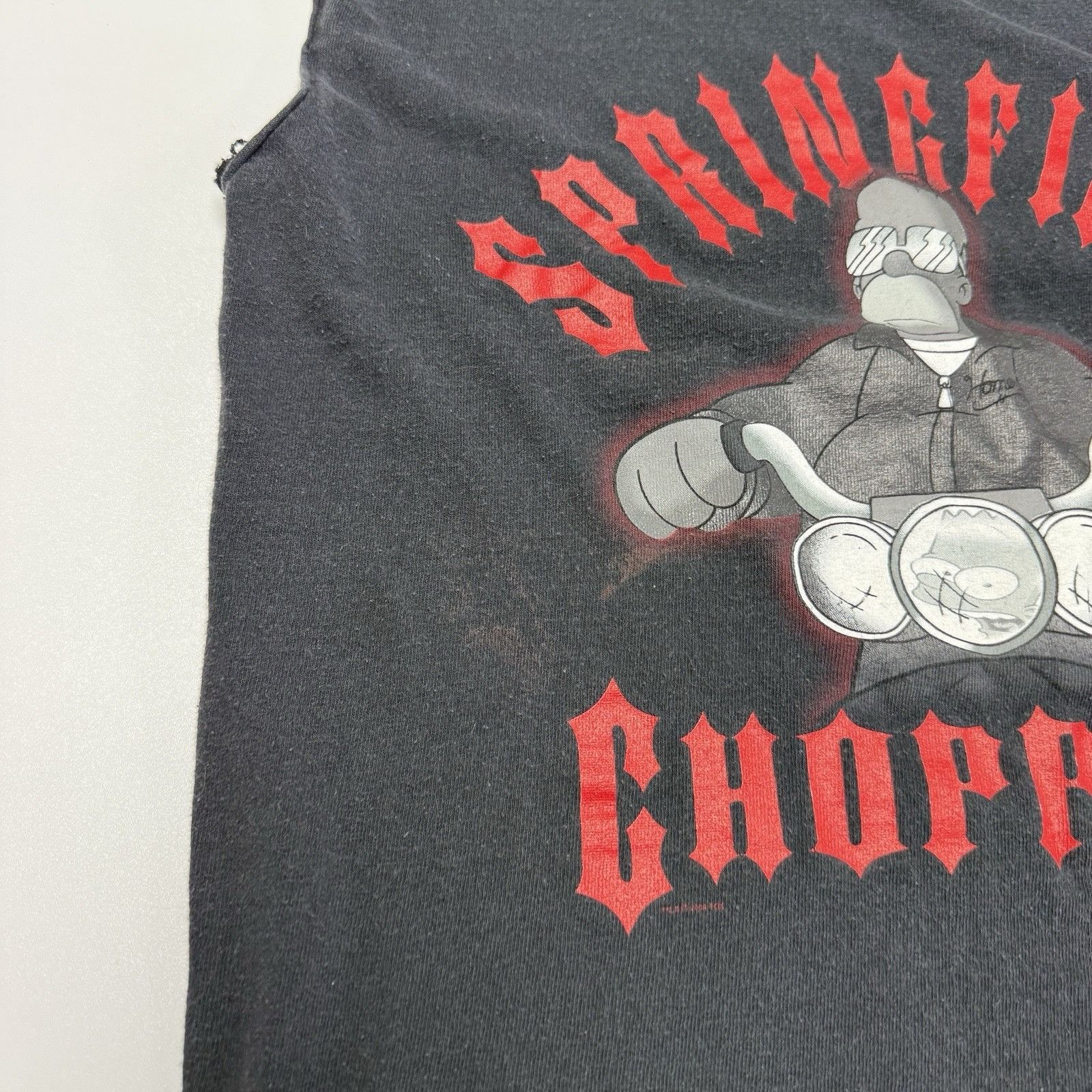 Vintage Vitnage Springfield Choppers T Shirt Mens S 17.5x25.5 Cut Size US S / EU 44-46 / 1 - 5 Thumbnail
