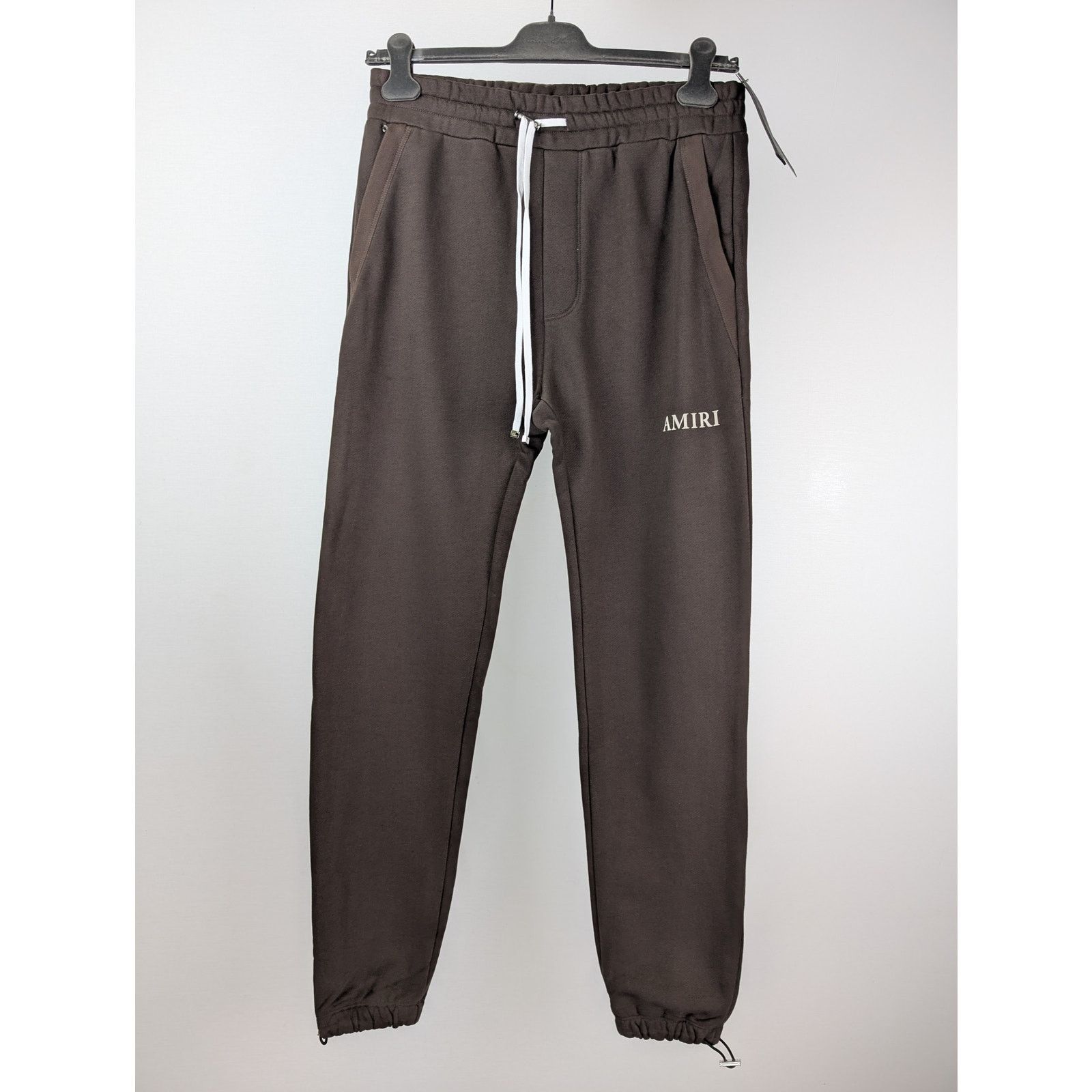 Amiri o1rshd1 " PUFF " Logo Sweatpant in Brown Size US 32 / EU 48 - 6 Thumbnail