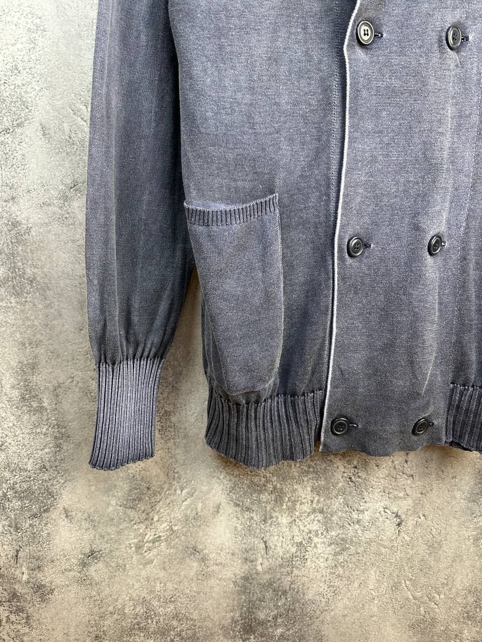 Diesel Diesel Avant-Garde Double Breasted Jacket Hoodie Washed Blue Size US M / EU 48-50 / 2 - 8 Thumbnail