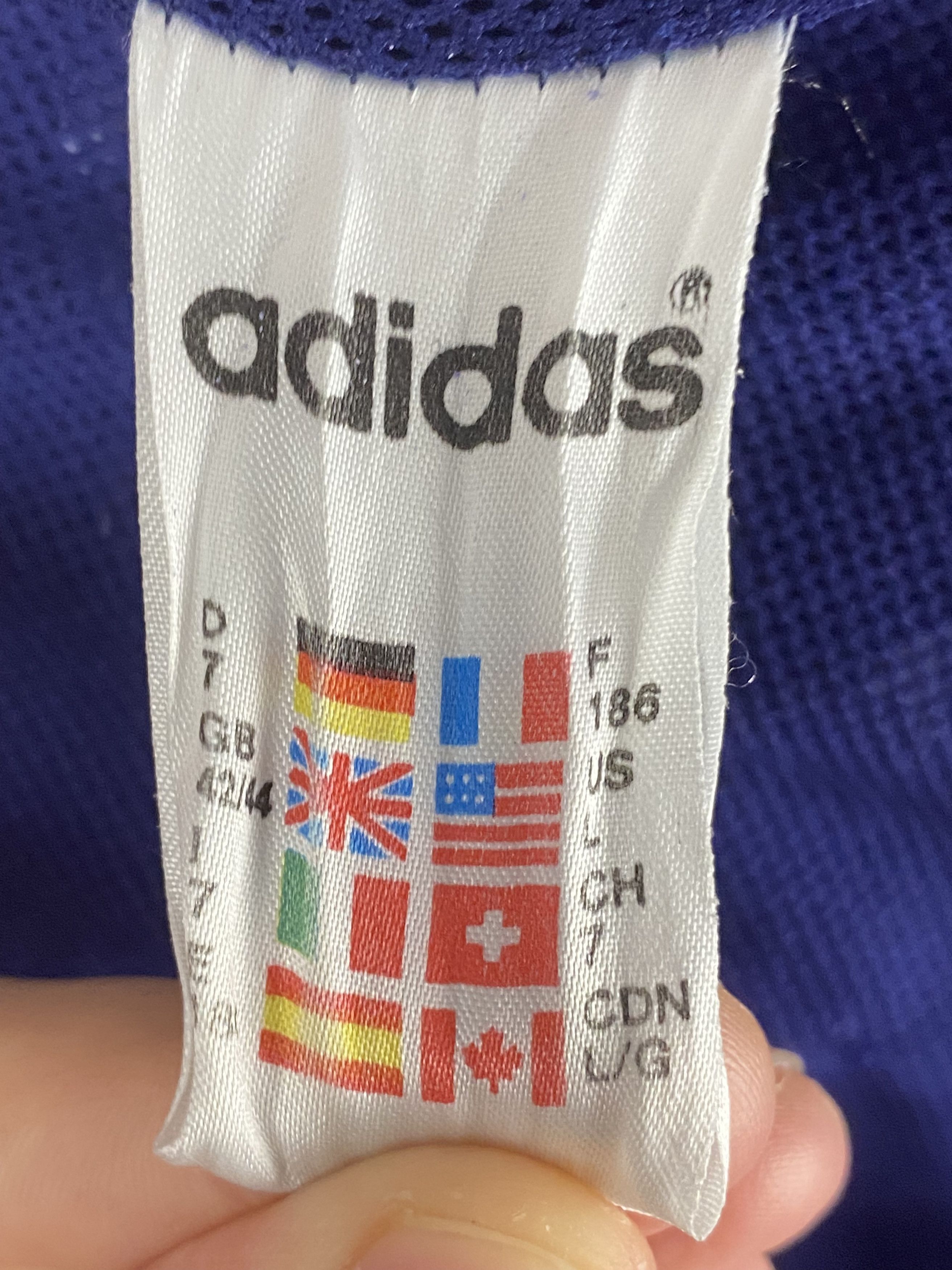 Adidas × Vintage 90s Adidas Vintage Men's Windbreaker Jacket - L Size US L / EU 52-54 / 3 - 6 Thumbnail