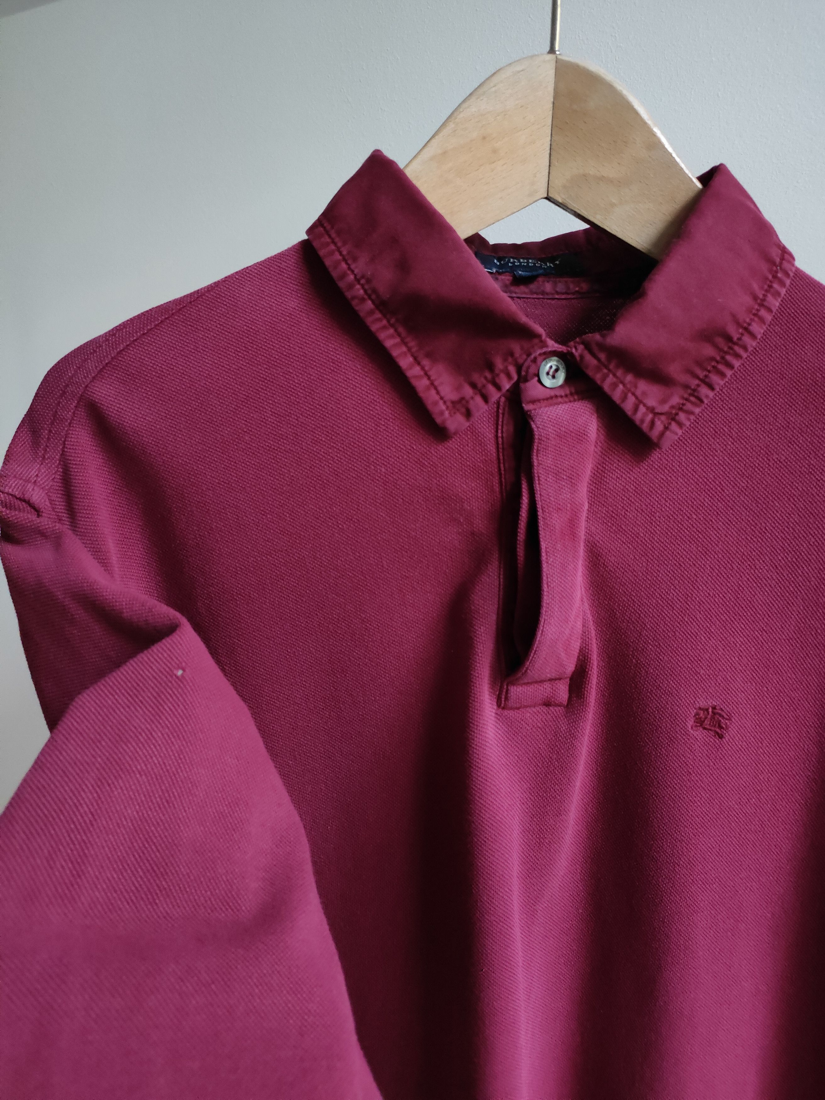 Burberry 2000s Burberry longsleeve polo Size US L / EU 52-54 / 3 - 9 Thumbnail