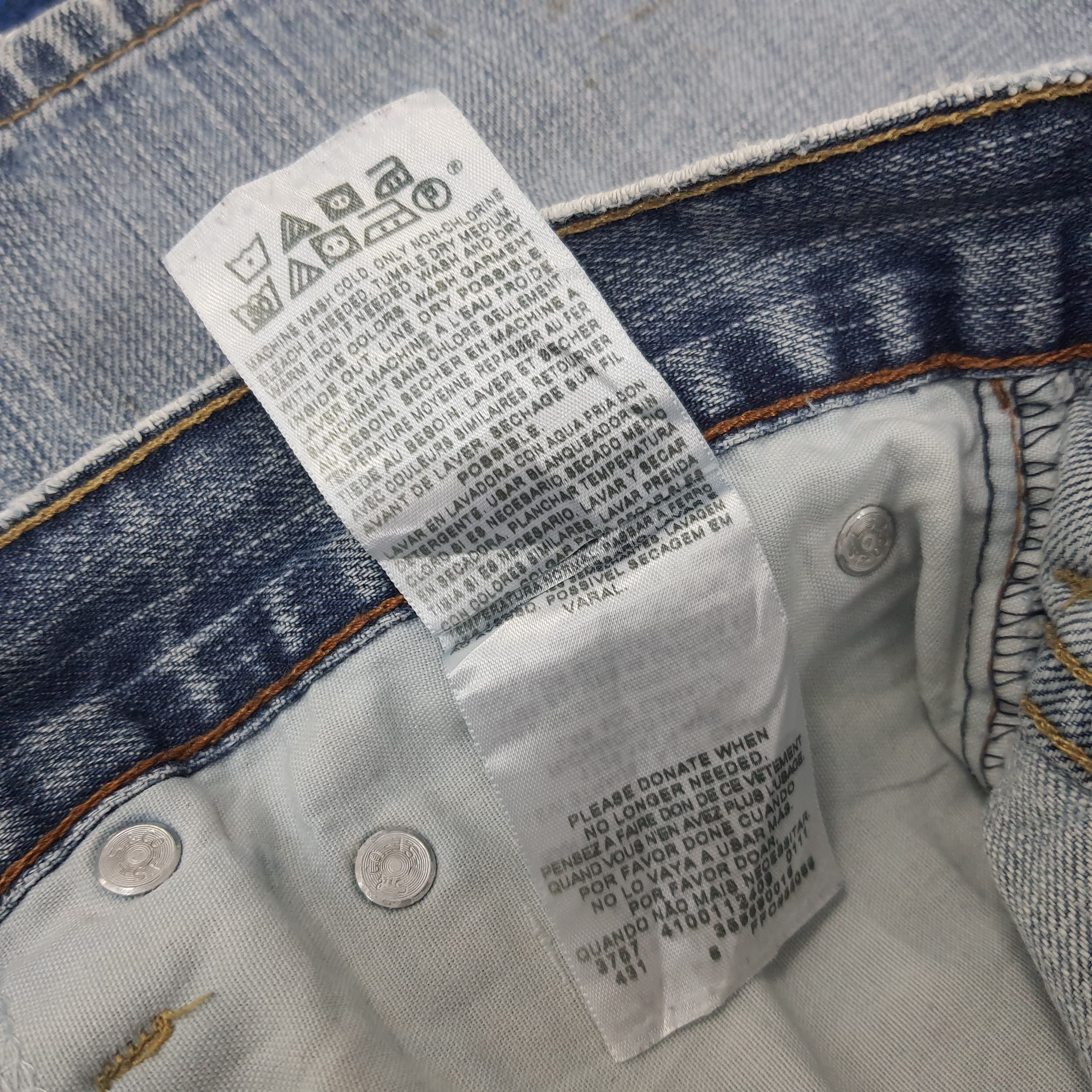 Levi's × Vintage Vintage Levi's 569 Loose Straight American Short Jeans Size US 34 / EU 50 - 10 Thumbnail