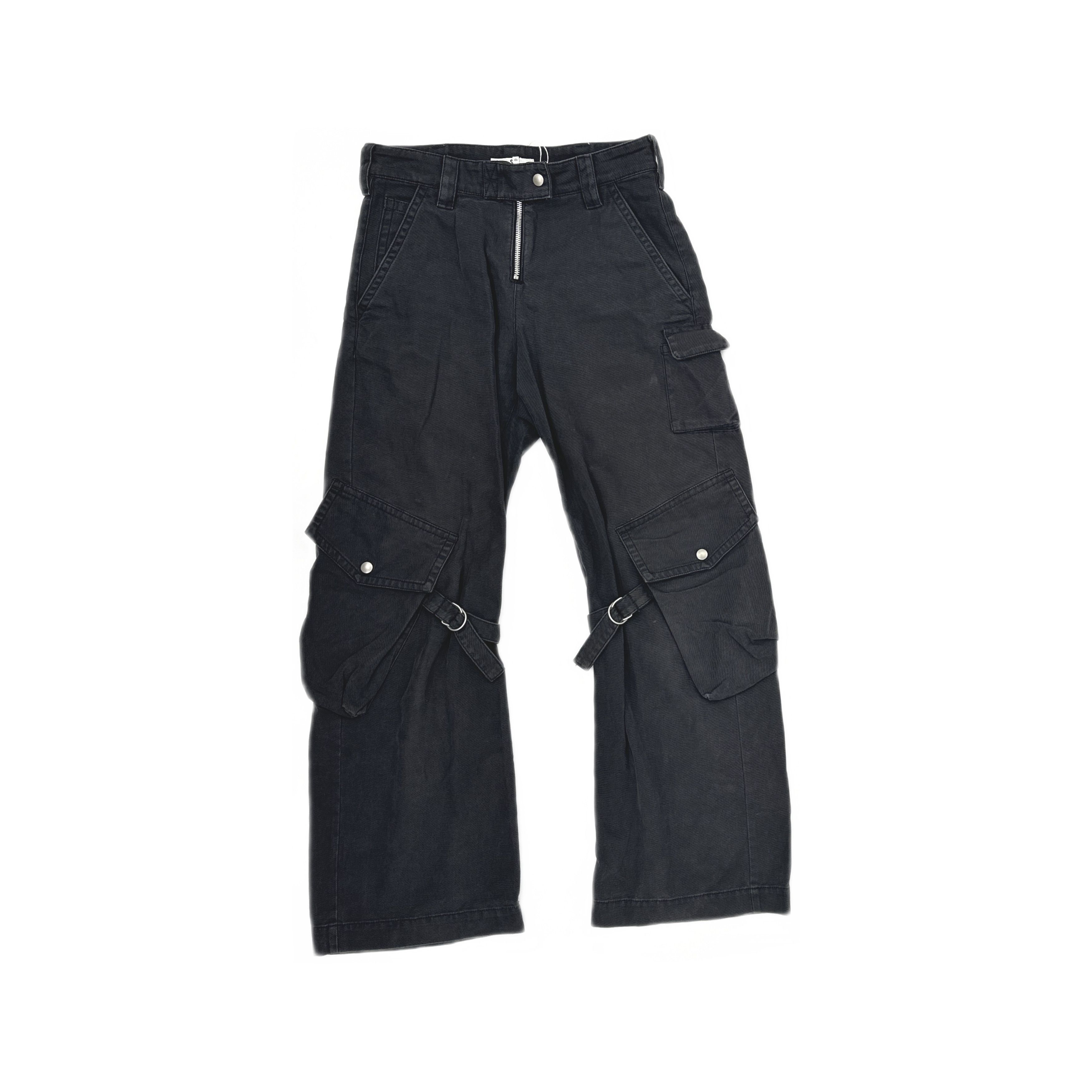 Acne Studios Acne Studios Charcoal Utility Cargo Pants Size 34 Size 24" / US 00 / IT 34 - 1 Thumbnail