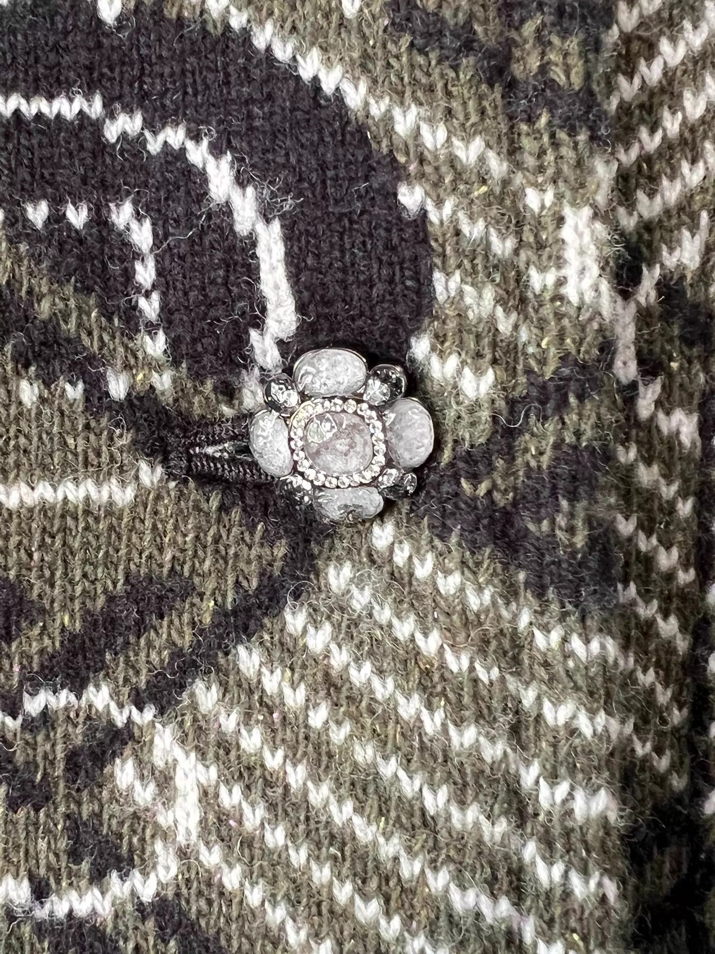 Chanel Chanel CC Logo Wool Blend Jacket 36 Near New Size XS / US 0-2 / IT 36-38 - 5 Thumbnail