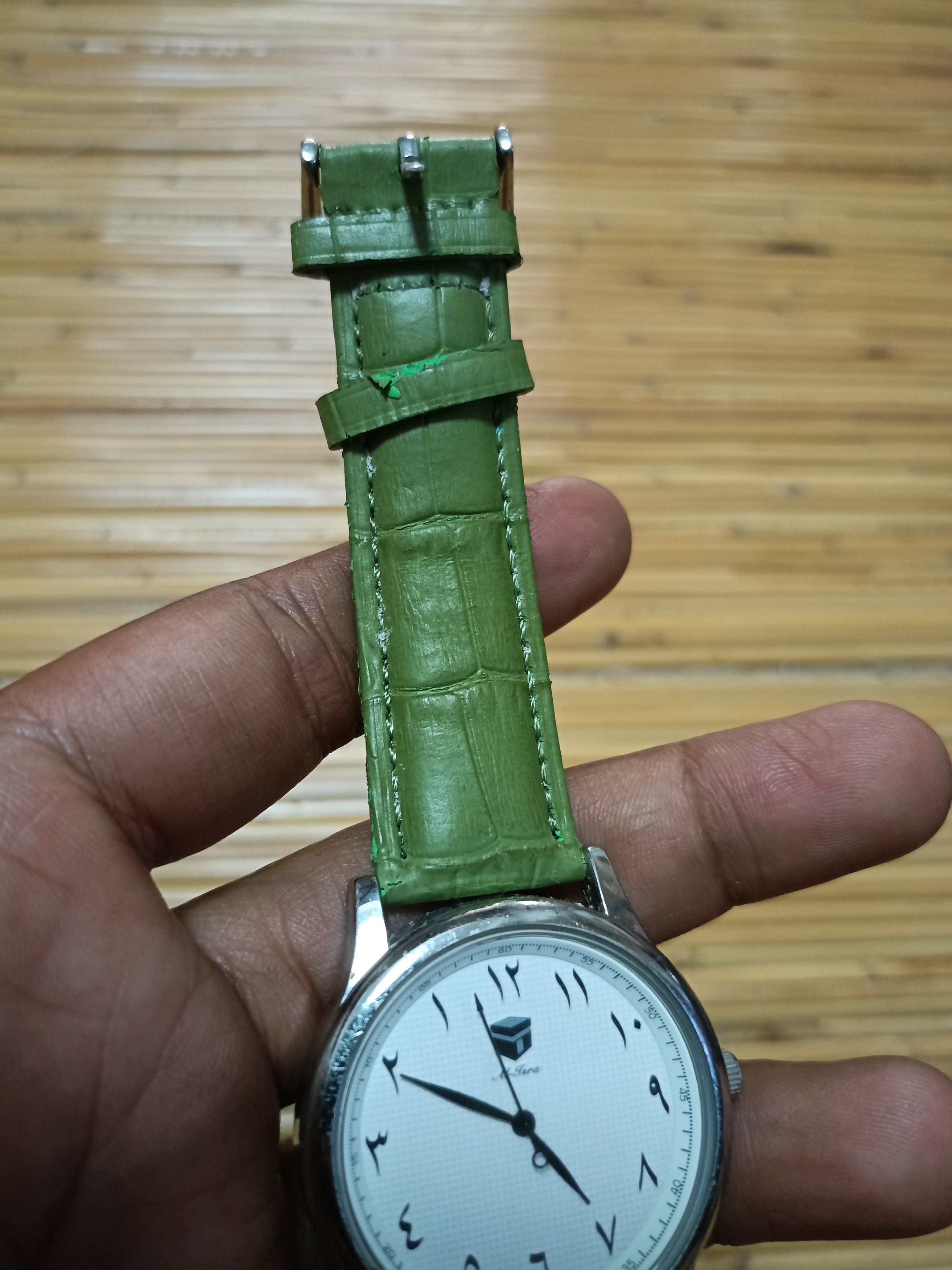 Vintage Al Isra kaabah arabic font counter clockwise rotation watch Size ONE SIZE - 17 Thumbnail