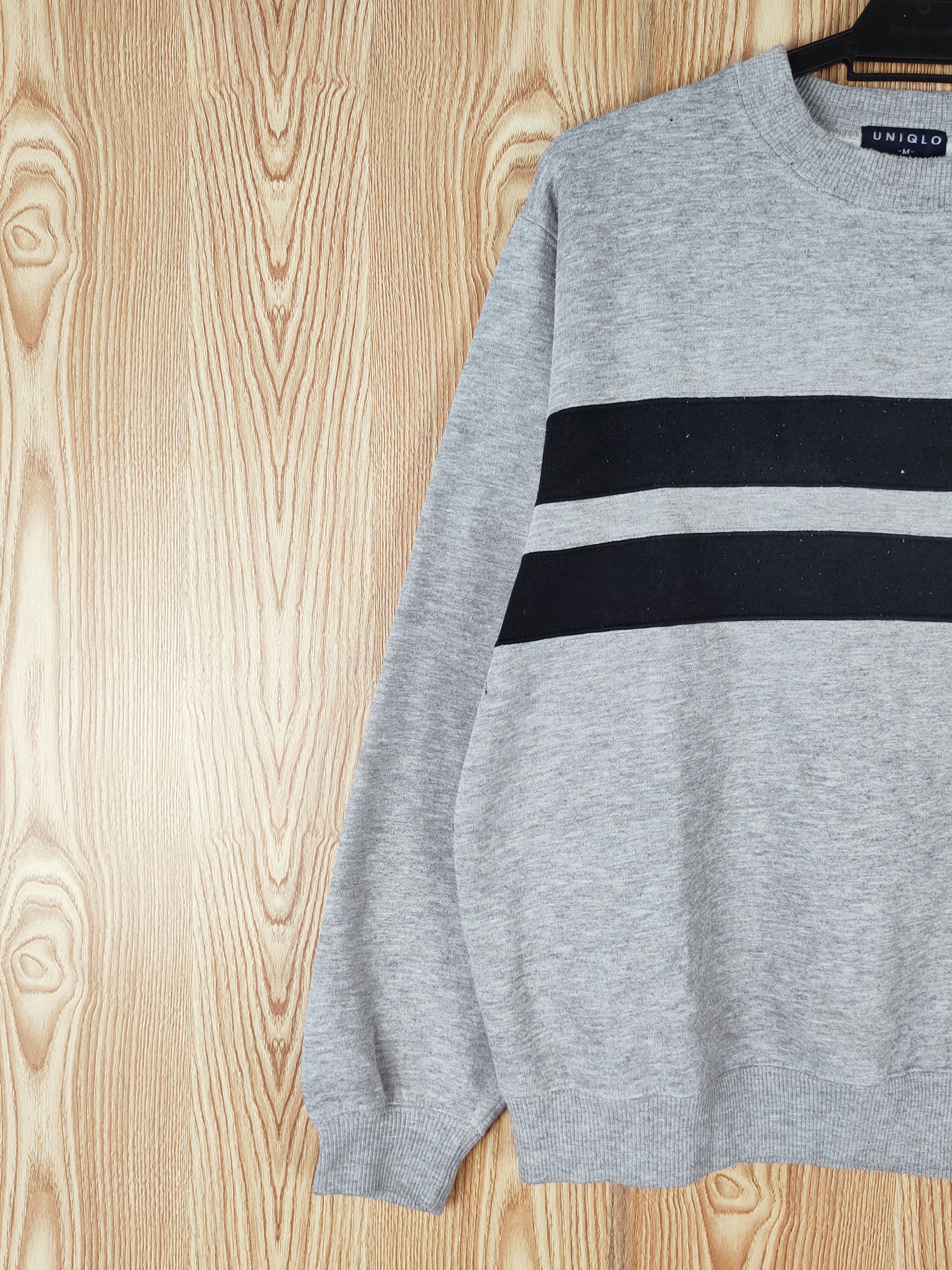 Uniqlo × Vintage Vintage & Rare design by Uniqlo Gray Sweatshirts Size US M / EU 48-50 / 2 - 3 Thumbnail