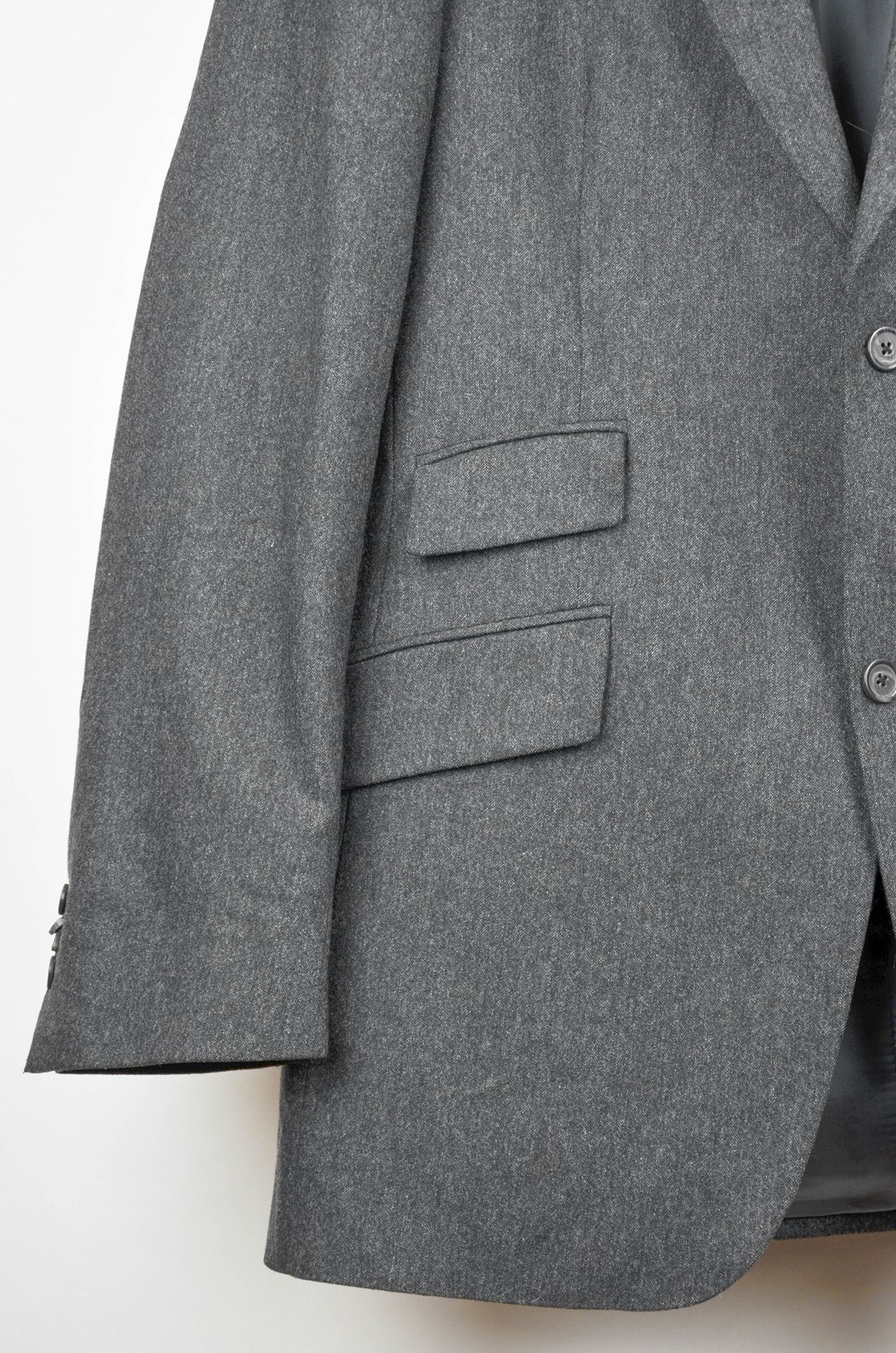 Burberry BURBERRY Wool Gray Blazer - M Size 48R - 7 Thumbnail
