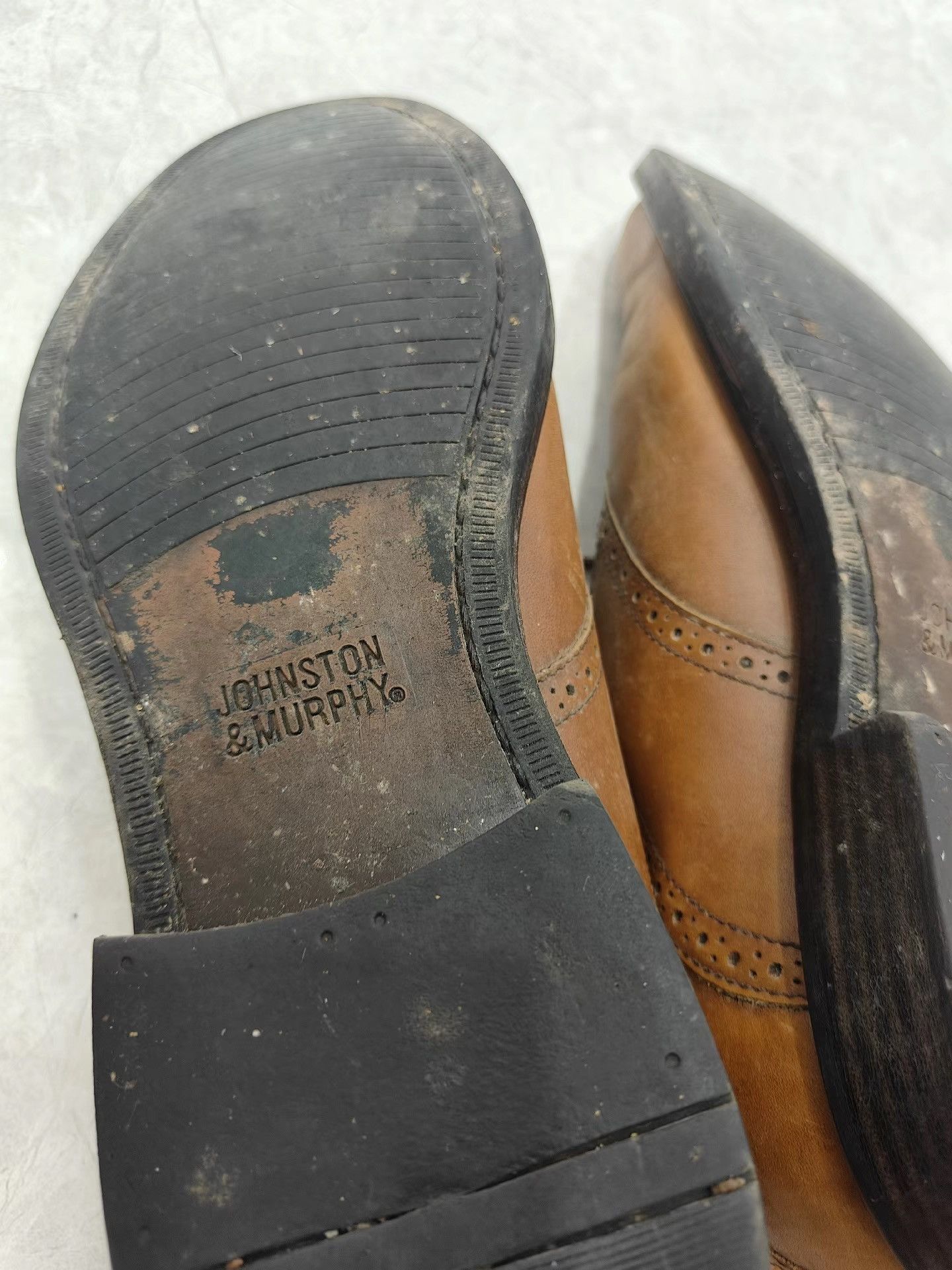 Johnston & Murphy Johnston＆murphy Men's Genuine Leather Shoes K29 Size US 10 / EU 43 - 6 Thumbnail