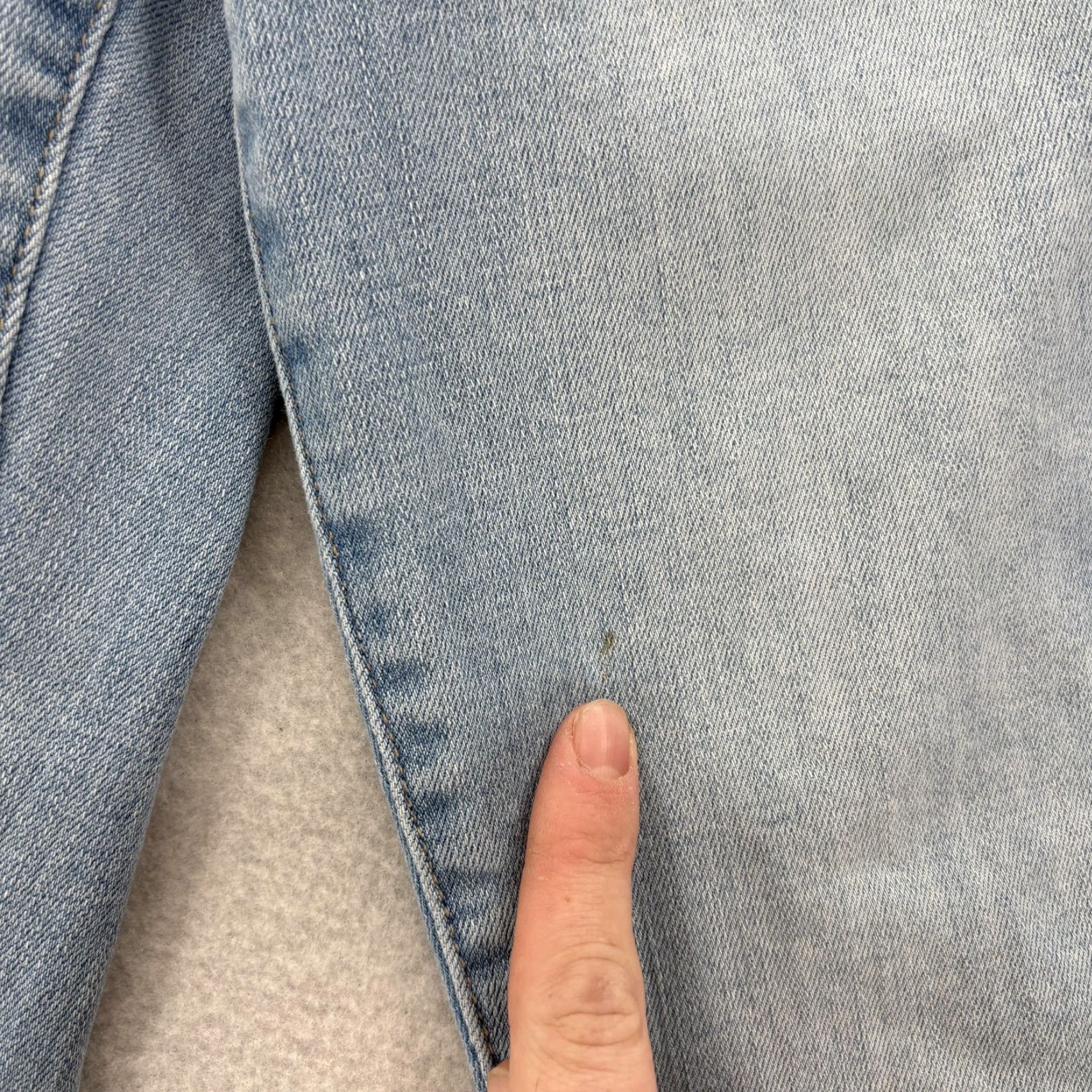 Vintage Judy Blue Jeans Women Boyfriend Fit Distressed Raw Hem Stretch 9/29 Blue Light Wash Regular 29in Inseam 26in Jeans Womens Size 29" - 4 Thumbnail