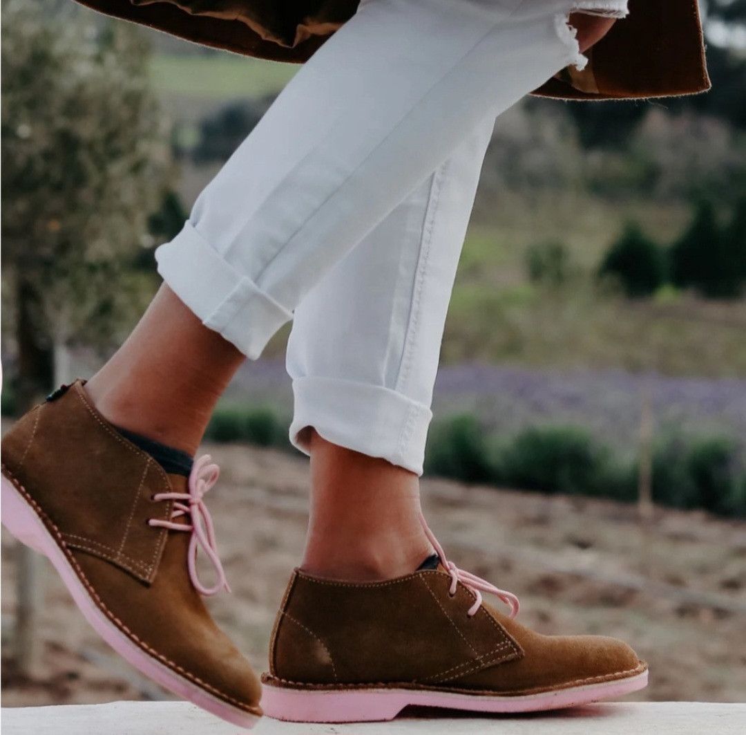 Other Veldskoen Brown Suede Chukka Boot Heritage Uhambo/pink sole Size US 5 / IT 35 - 1 Thumbnail