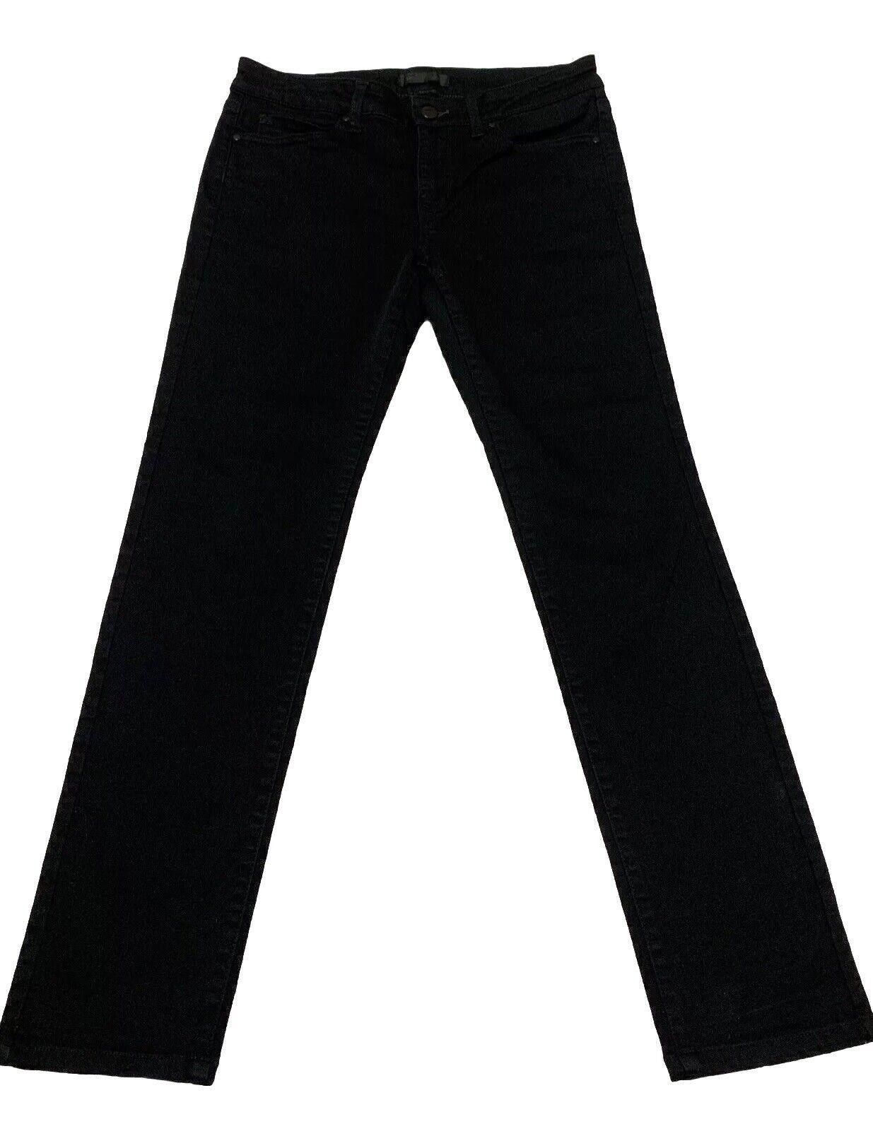 Uniqlo Uniqlo Black Skinny Jeans 27x26.75 Mid Rise Denim Size US 27 - 1 Thumbnail