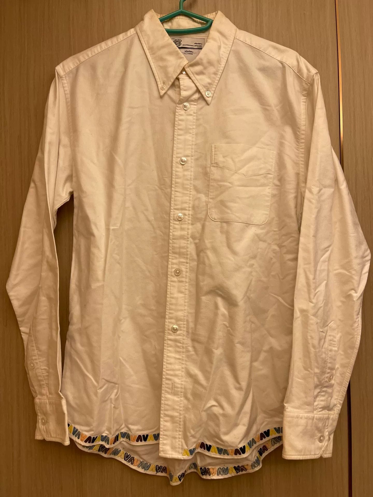 Visvim visvim Hem Embroidery Shirt Size US S / EU 44-46 / 1 - 1 Thumbnail