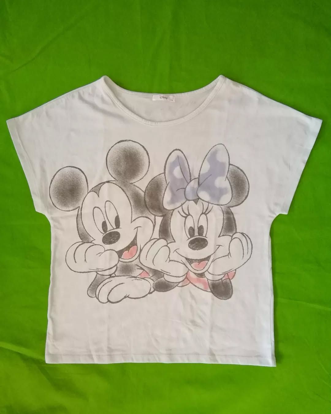 Disney Disney Mickey and Minnie Big Print Woman Tees Size L / US 10 / IT 46 - 2 Thumbnail