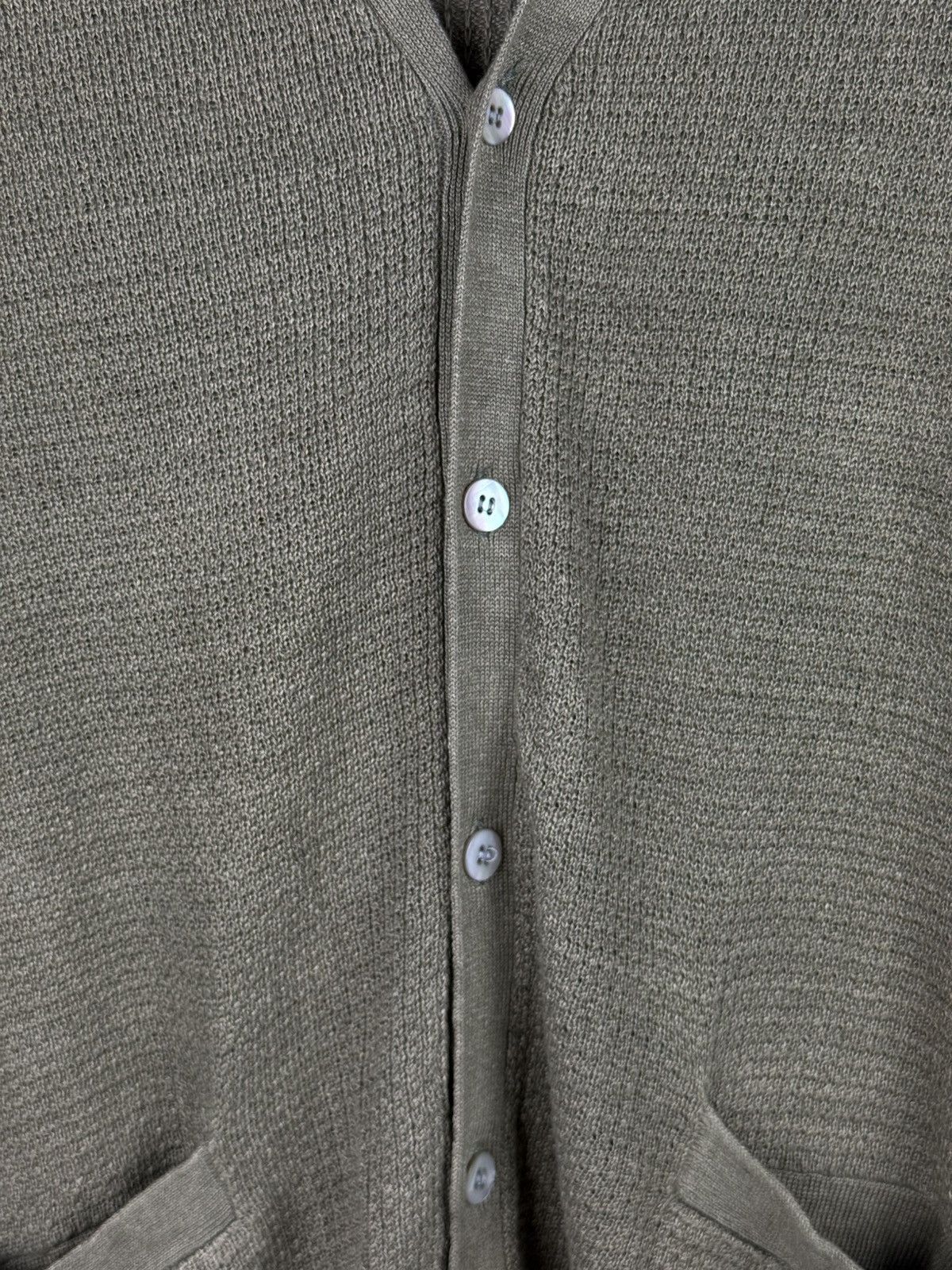 Suitsupply Suitsupply Men’s Linen Button Front Knitted Cardigan Sweater Size US XL / EU 56 / 4 - 9 Thumbnail