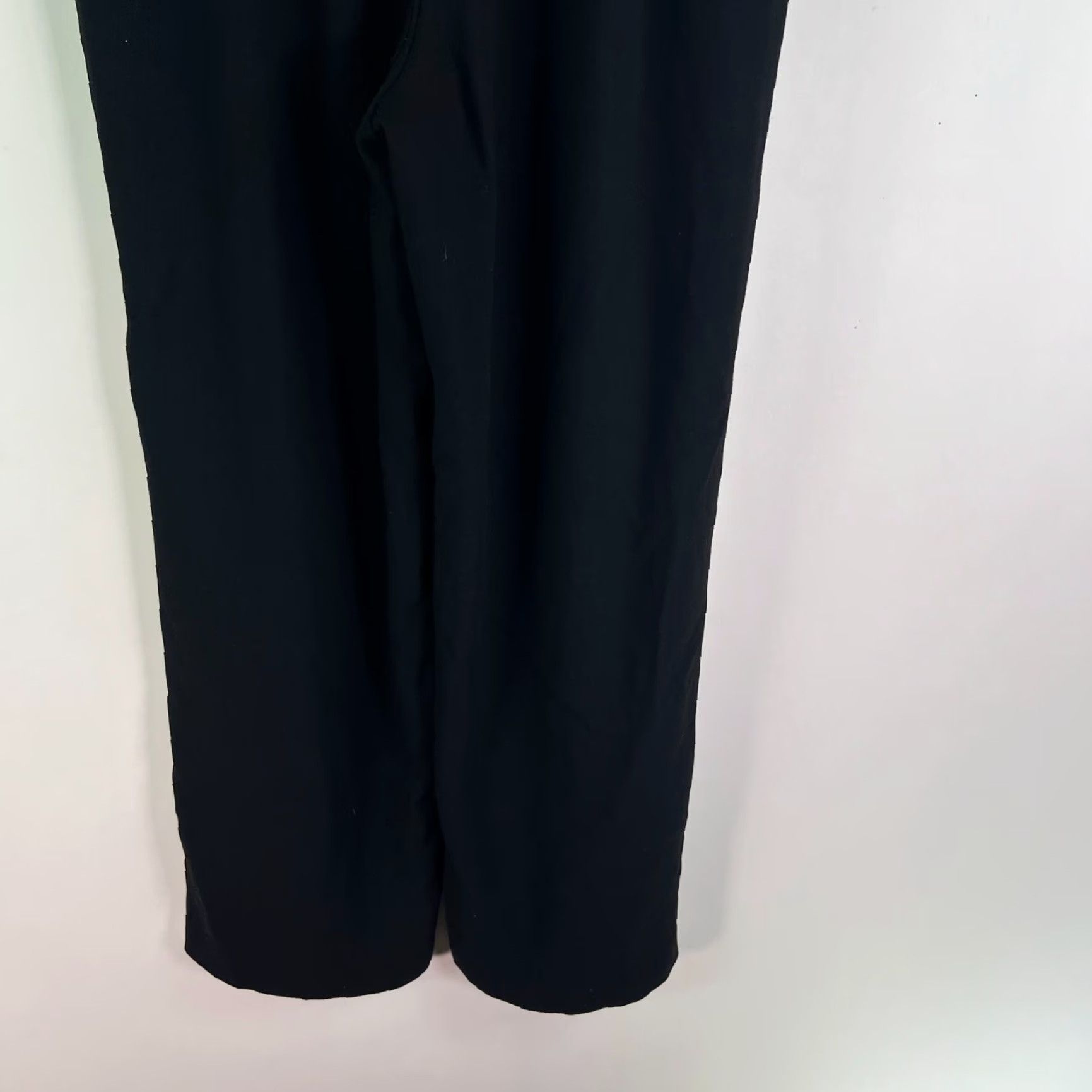 Vintage Womens Pleated Lined Dress Pants Black Size 14 30X31 Poly/Rayon Blend Size 36" / US 14 / IT 50 - 5 Thumbnail