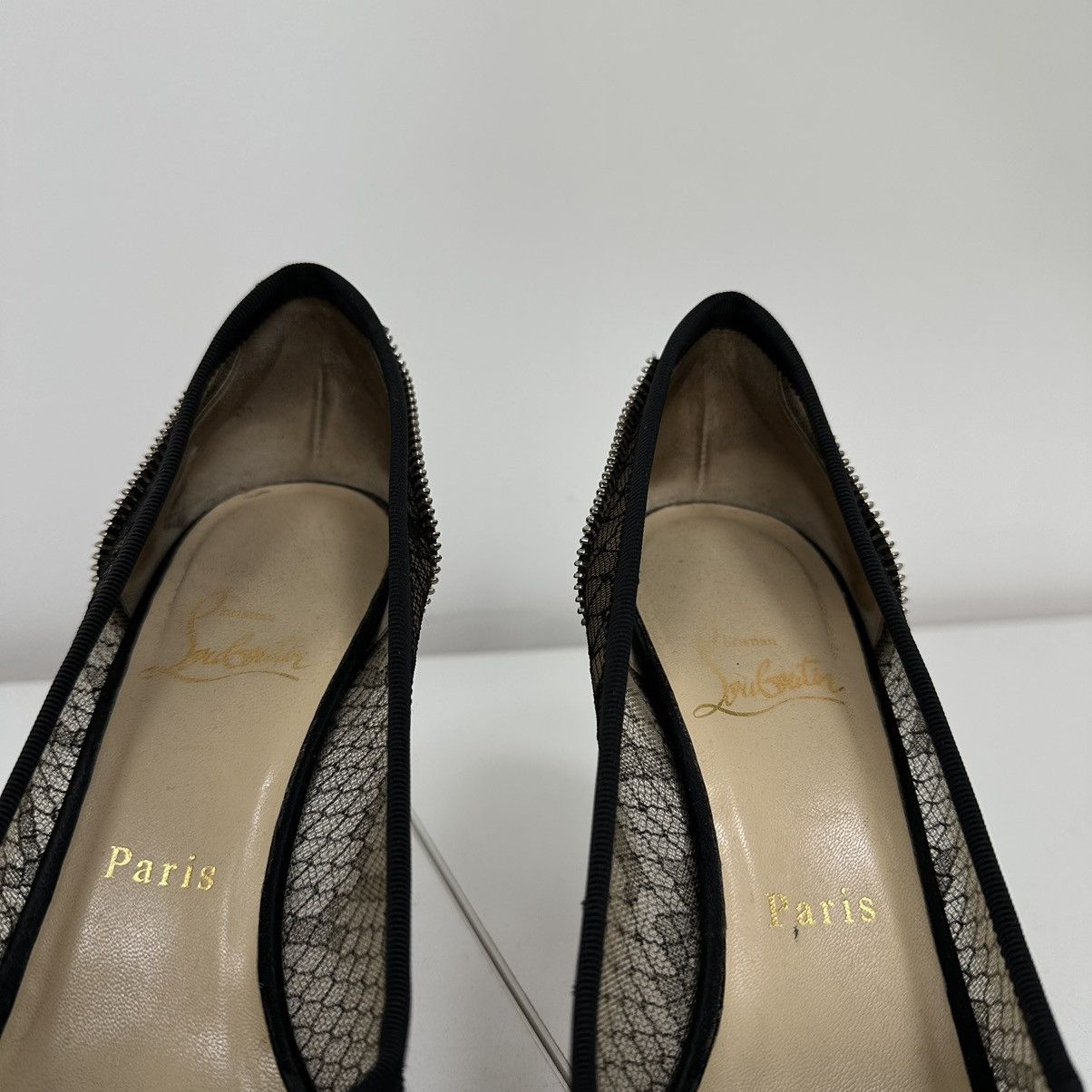 Christian Louboutin Christian Loboutain Candy Spike Pumps Black Leather Heels Size US 8 / IT 38 - 5 Thumbnail
